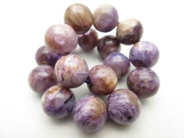 30%off】/【ピンクチャロアイトブレスレット】/内周size(約17cm)/玉