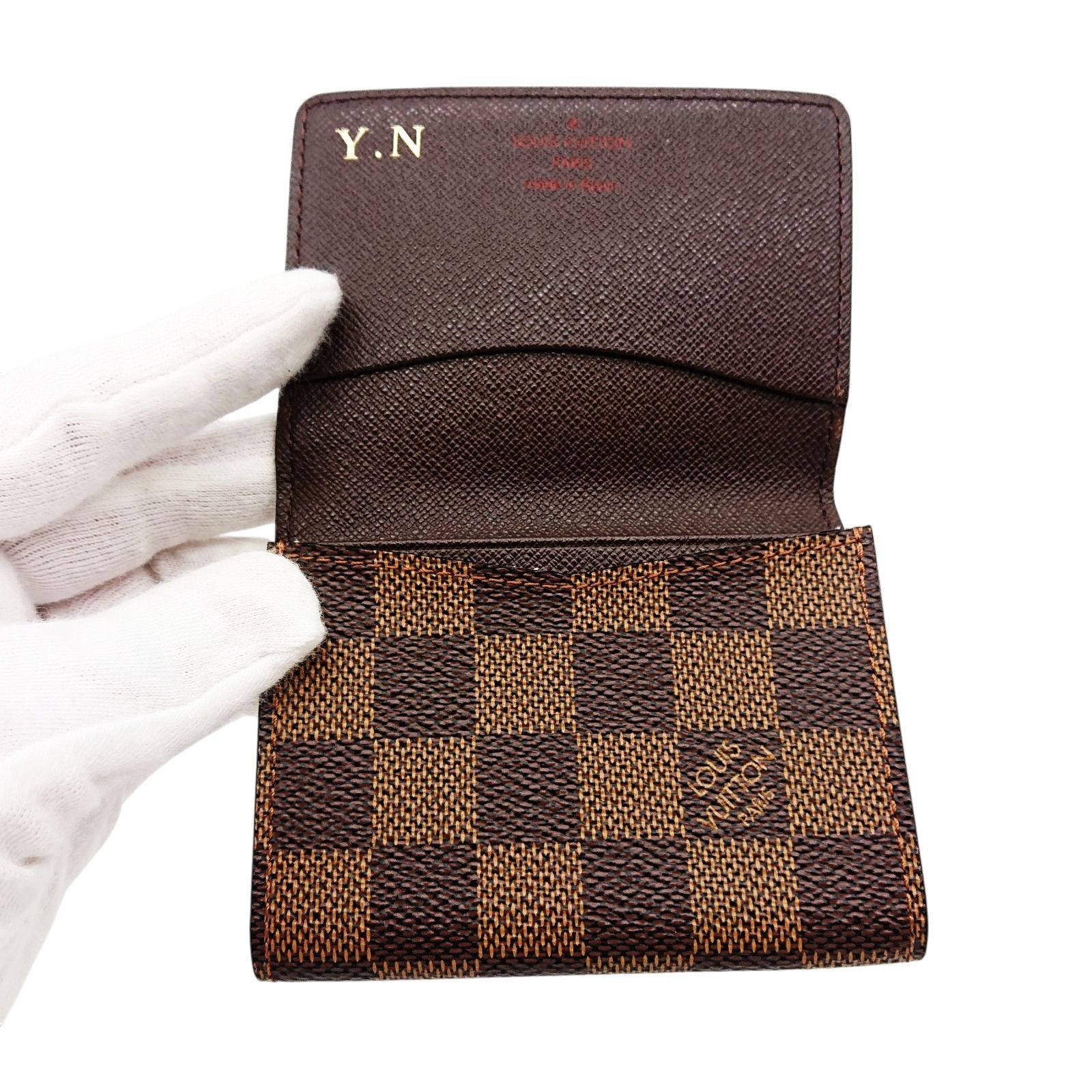 美品】LOUIS VUITTON ルイヴィトン カードケース 名刺入れ ダミエ