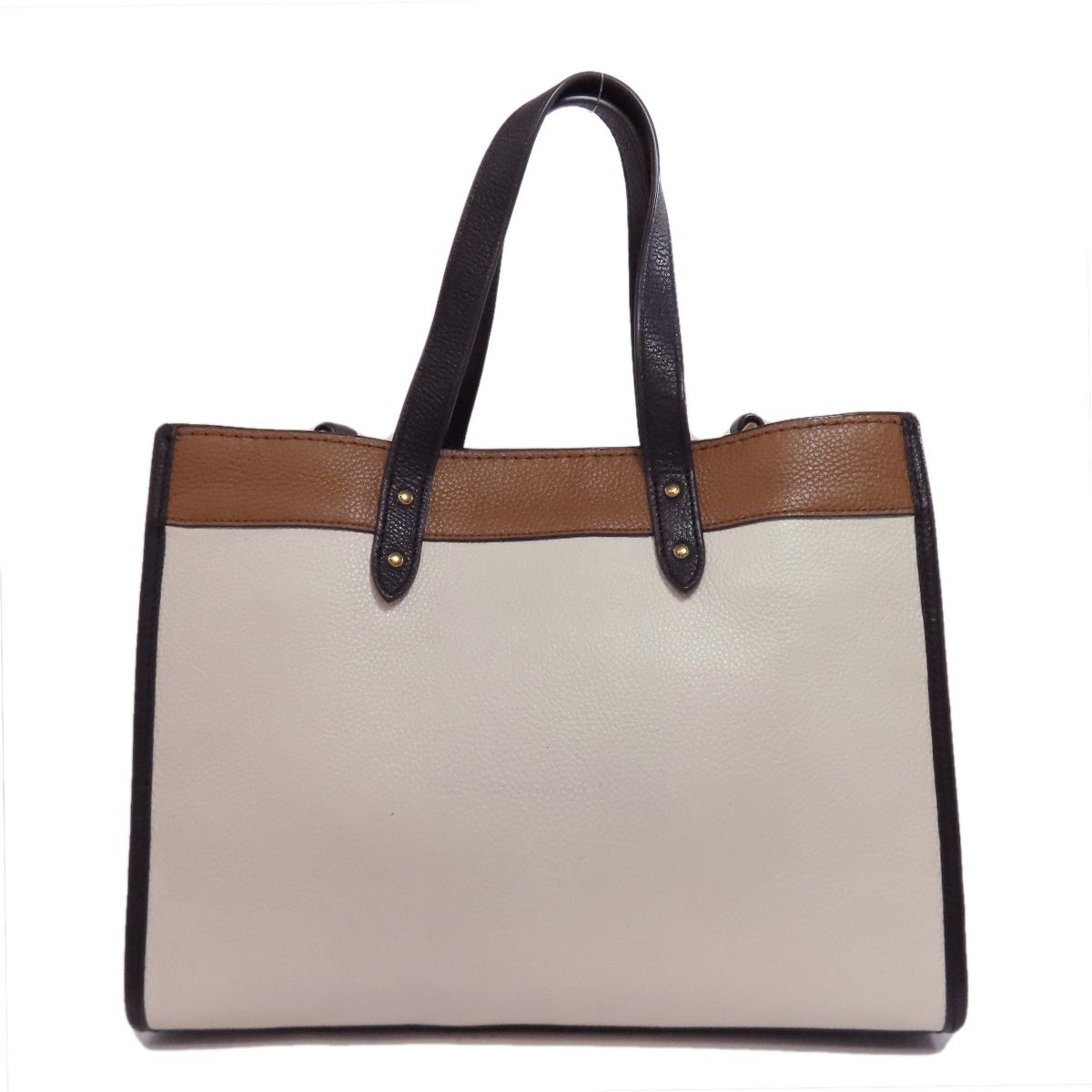 COACH コーチ C0777 フィールド カラーブロック 2WAY ハンドバッグ