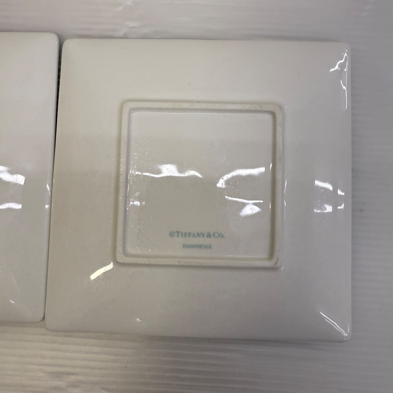 ティファニー ブルーボウデザートプレートセット スクエア ペア デザートプレート 平皿 Tiffany WWW_OPDRERGINERDOGAN_COM