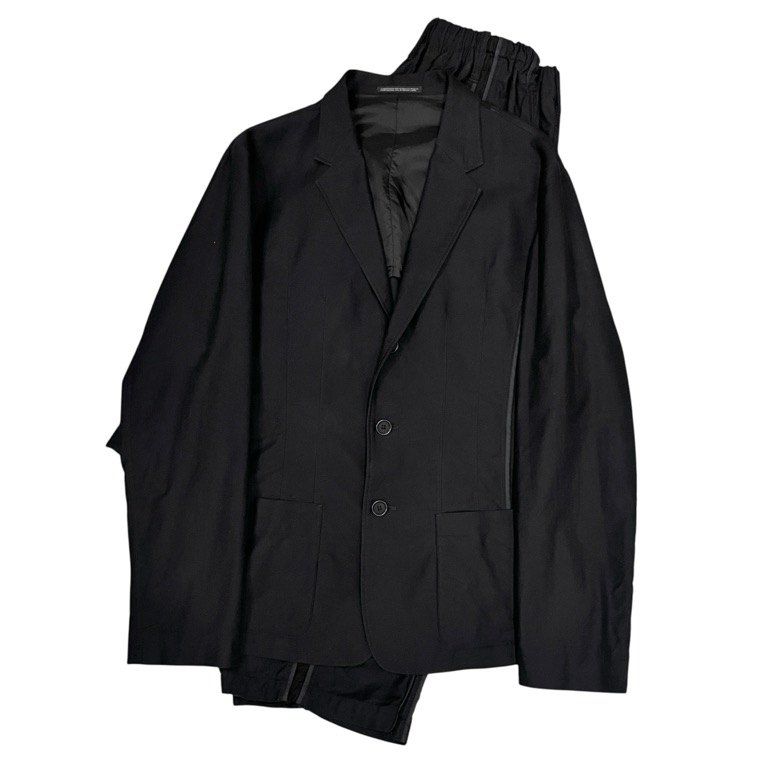 Yohji Yamamoto Pour Homme 16SS パイピングストライプセットアップ LOOK1 Archive テーラードジャケット サルエルパンツ