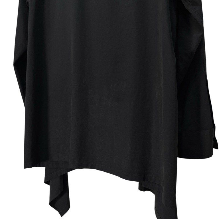 ヨウジヤマモト groundY ロング丈カットソー ブラック □Ground Y