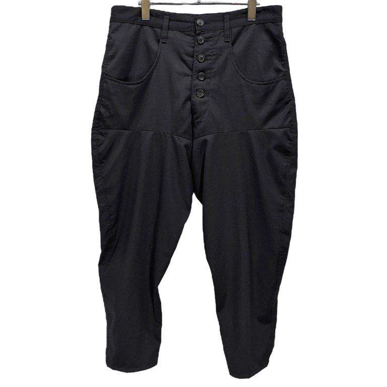 Christopher Nemeth ウールギャバジン股ボタン立体裁断テーパードパンツ Archive ボトムス クリストファーネメス