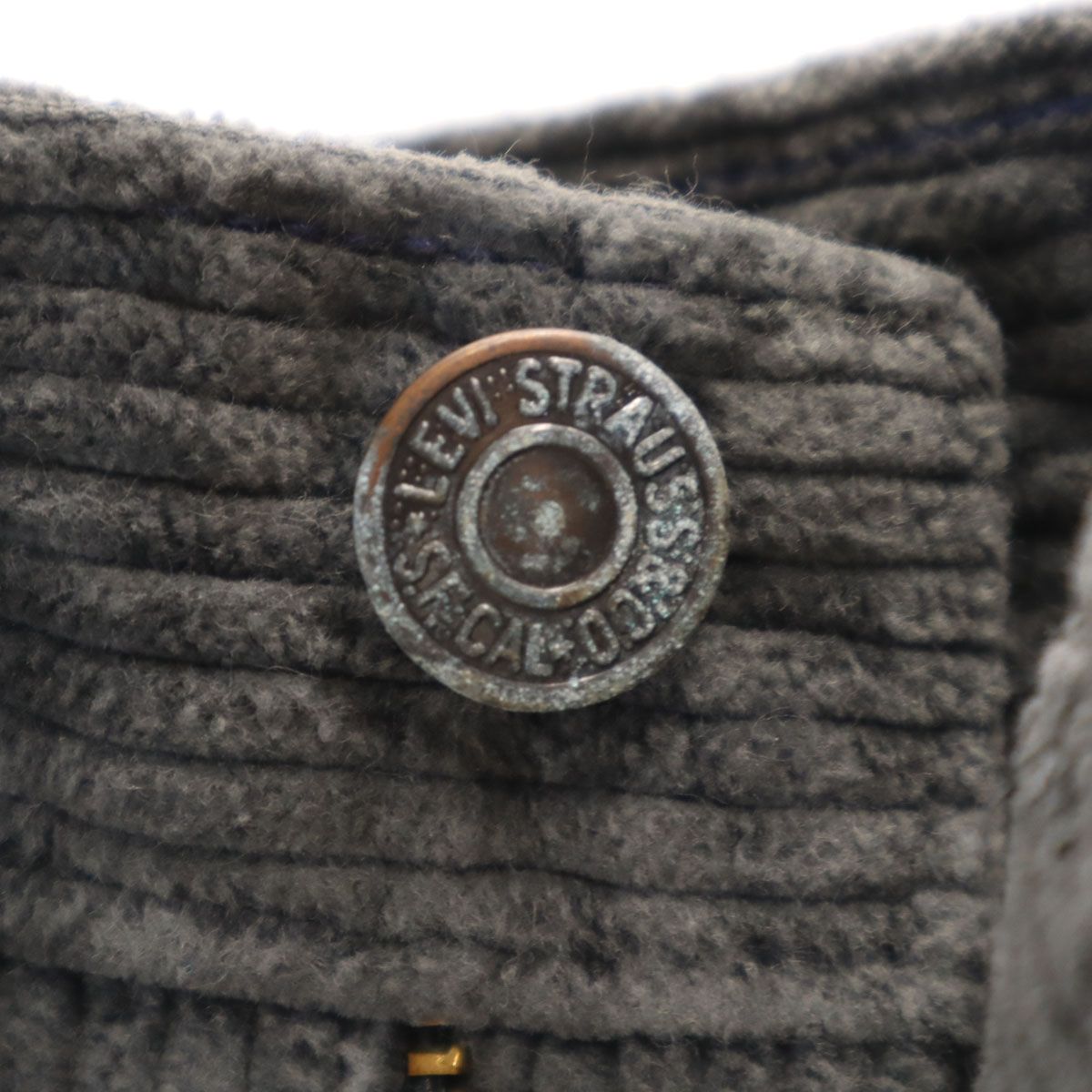  Levi s リーバイス 80 ユーロ ヴィンテージ コーデュロイパンツ w 34 グレー レディース 古着 その他 パンツ