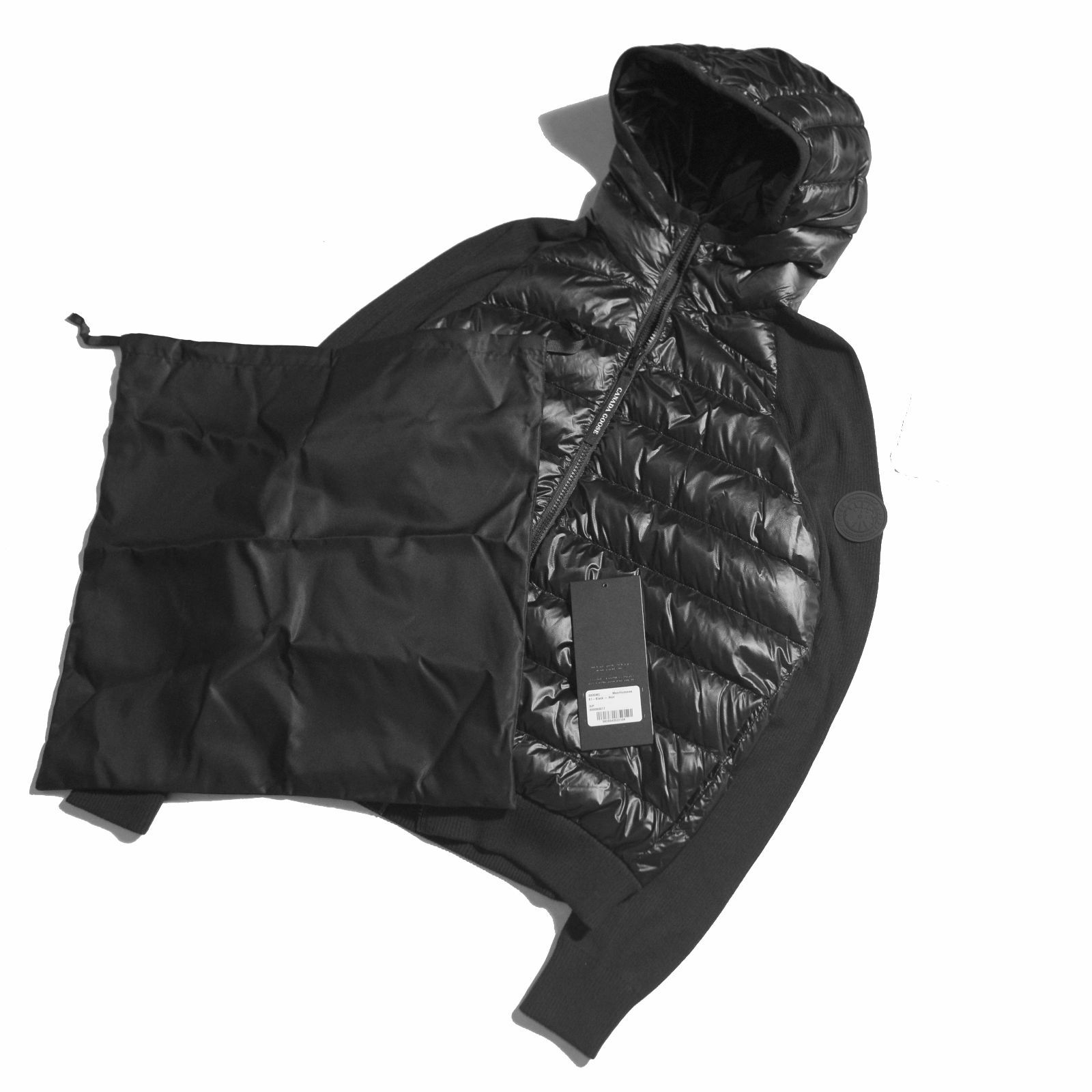 CANADA GOOSE カナダグース Hybridge Knit Hoody ブラック S ニット
