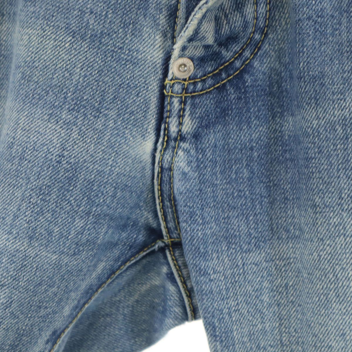 AMBUSH アンブッシュ 日本製 カットオフ加工 ストレートデニムパンツ 1