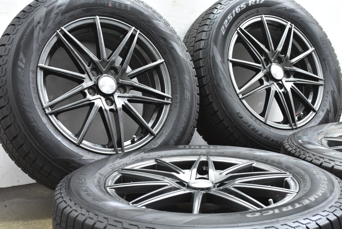 交換用に ヒューマンライン 17 in 7 J 48 PCD 114 3 ピレリ アイスアシンメトリコ 225 65 R エクストレイル CX 5 8