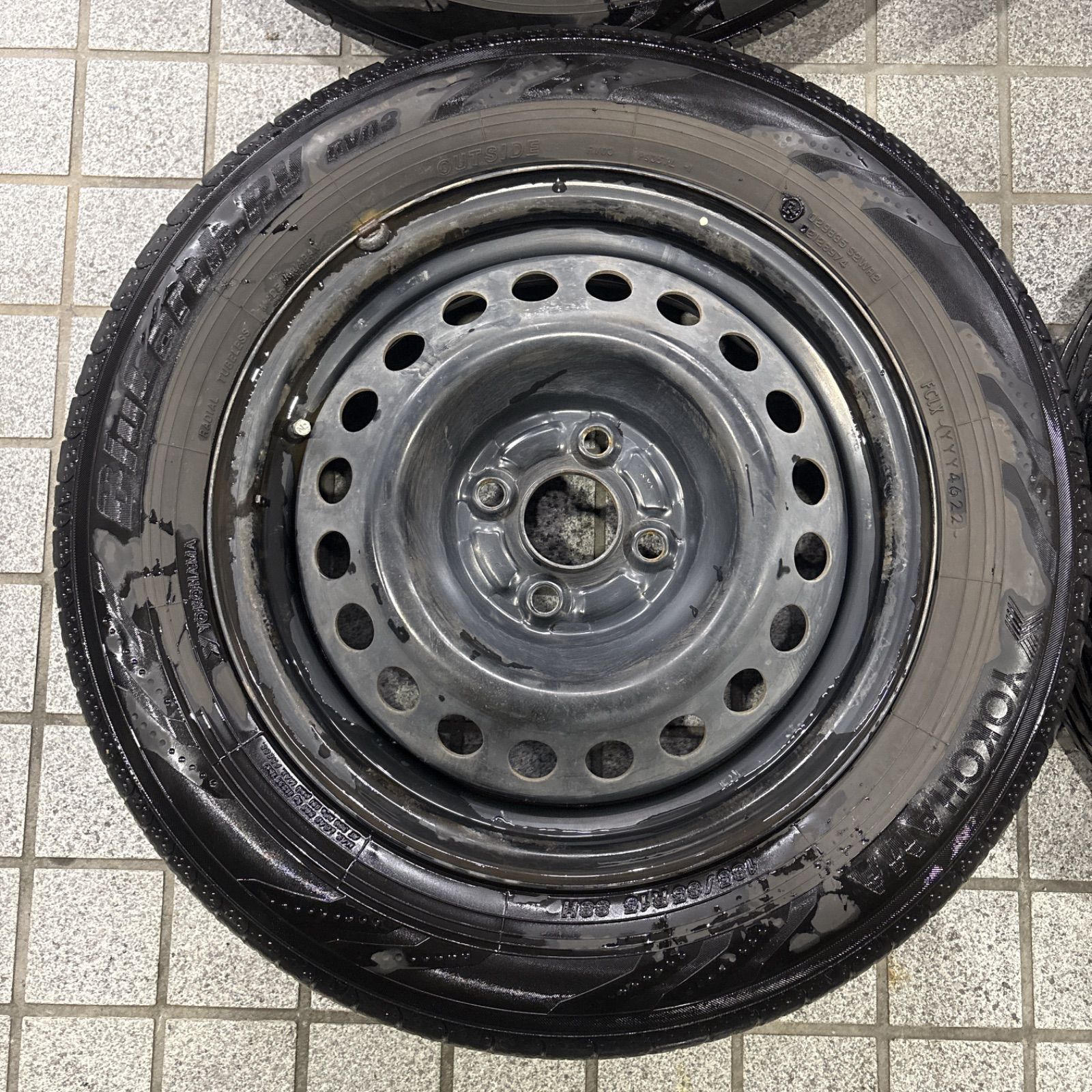 ホイールタイヤセット スチール