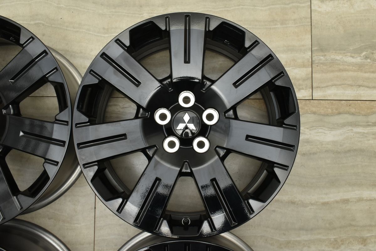 新車外し品 ミツビシ デリカD 5 シャモニー 18 in 7 J 38 PCD 114 3 4本セット アウトランダー エクリプスクロス スタッドレス用に 軽自動車 高速道路走行