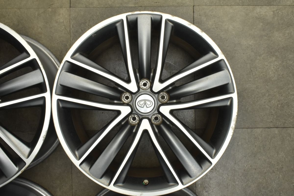  交換用に ニッサン V 37 スカイライン 19 in 8 5 J 50 PCD 114 3 シーマ フーガ 流用 ノーマル戻し スタッドレス用 可 19インチ ホイール