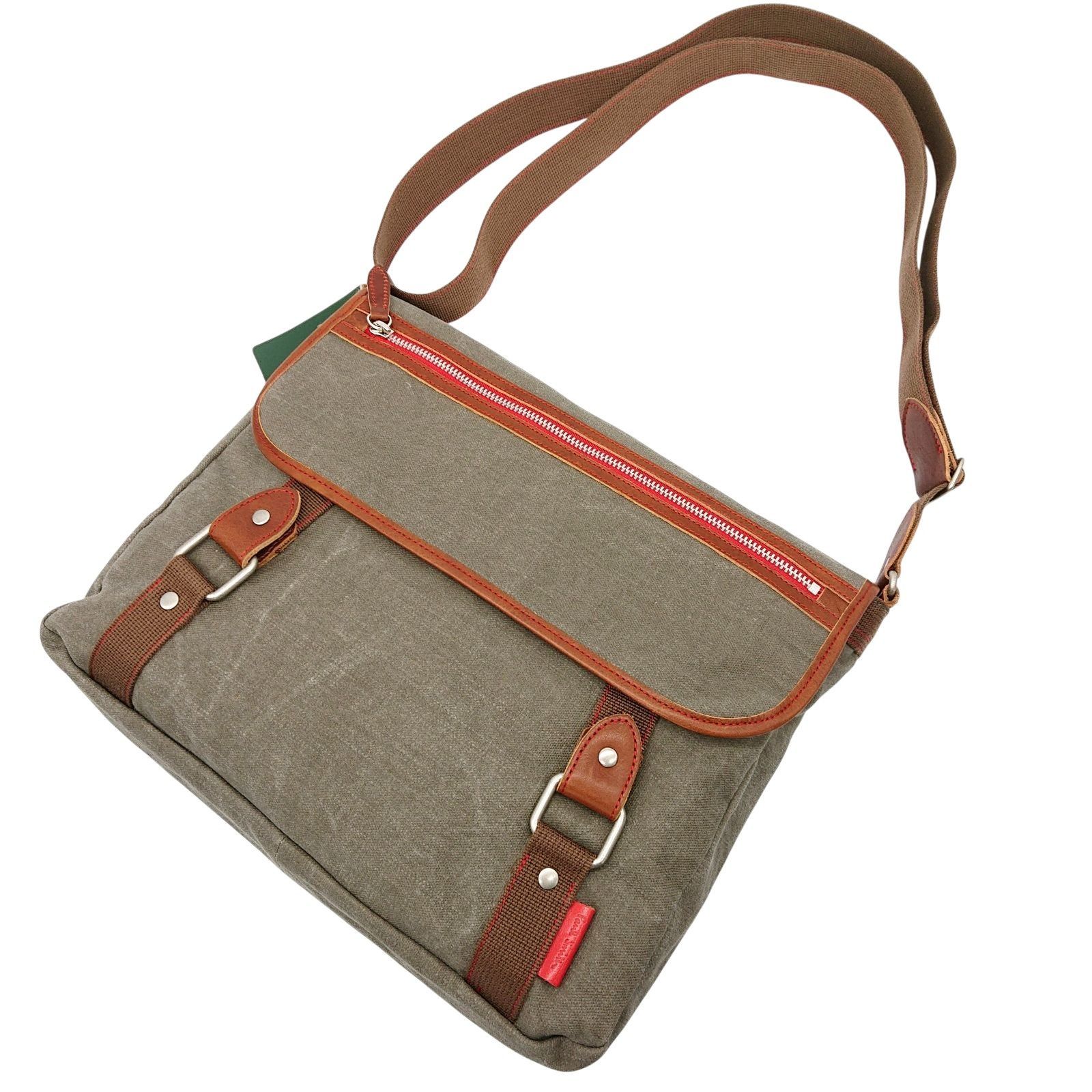 未使用】Paul Smith ポールスミス メッセンジャーバッグ キャンバス地