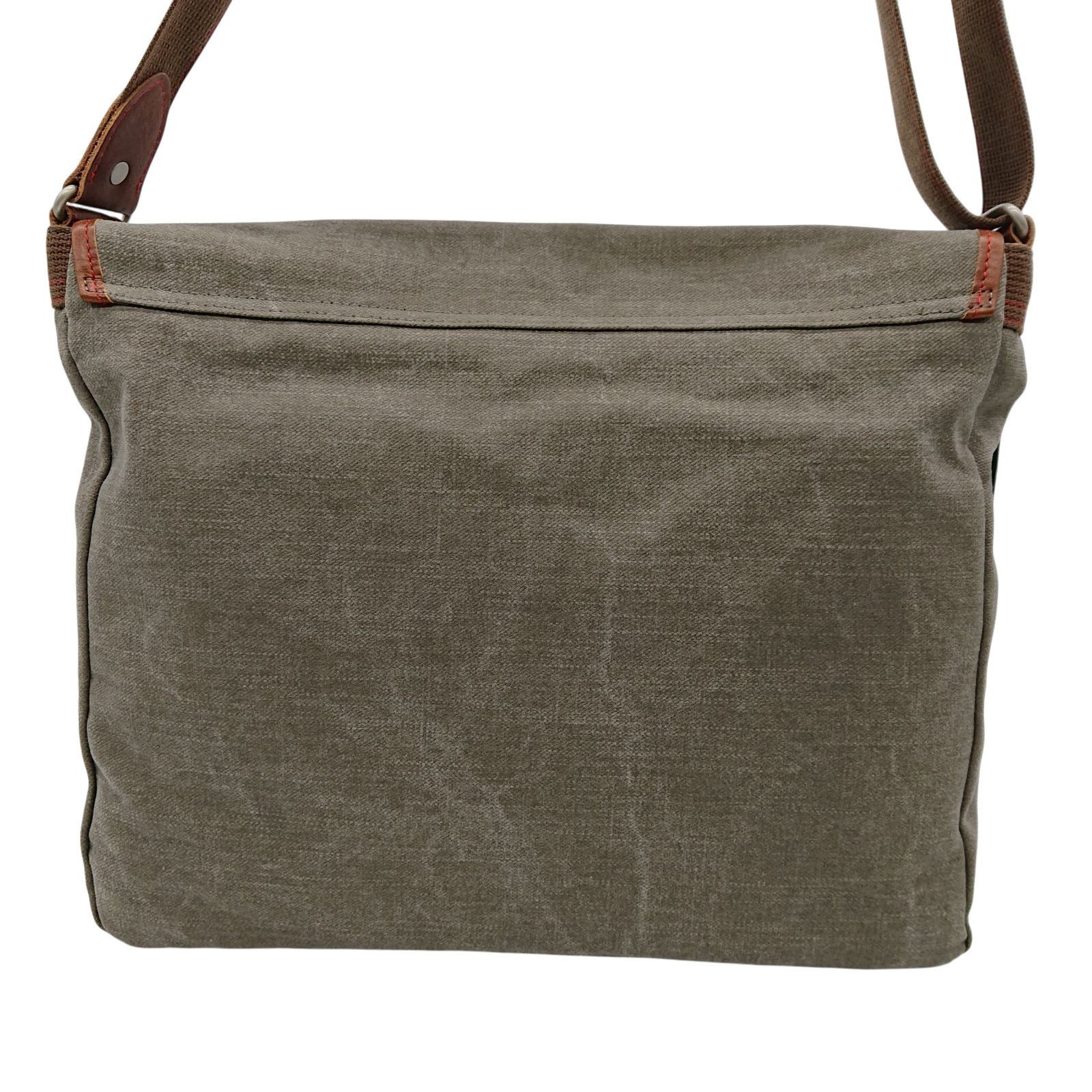 ポールスミス メッセンジャーバッグ キャンバス地 × レザー A4横 ポールスミス メッセンジャーバッグ キャンバス地 × レザー A4横