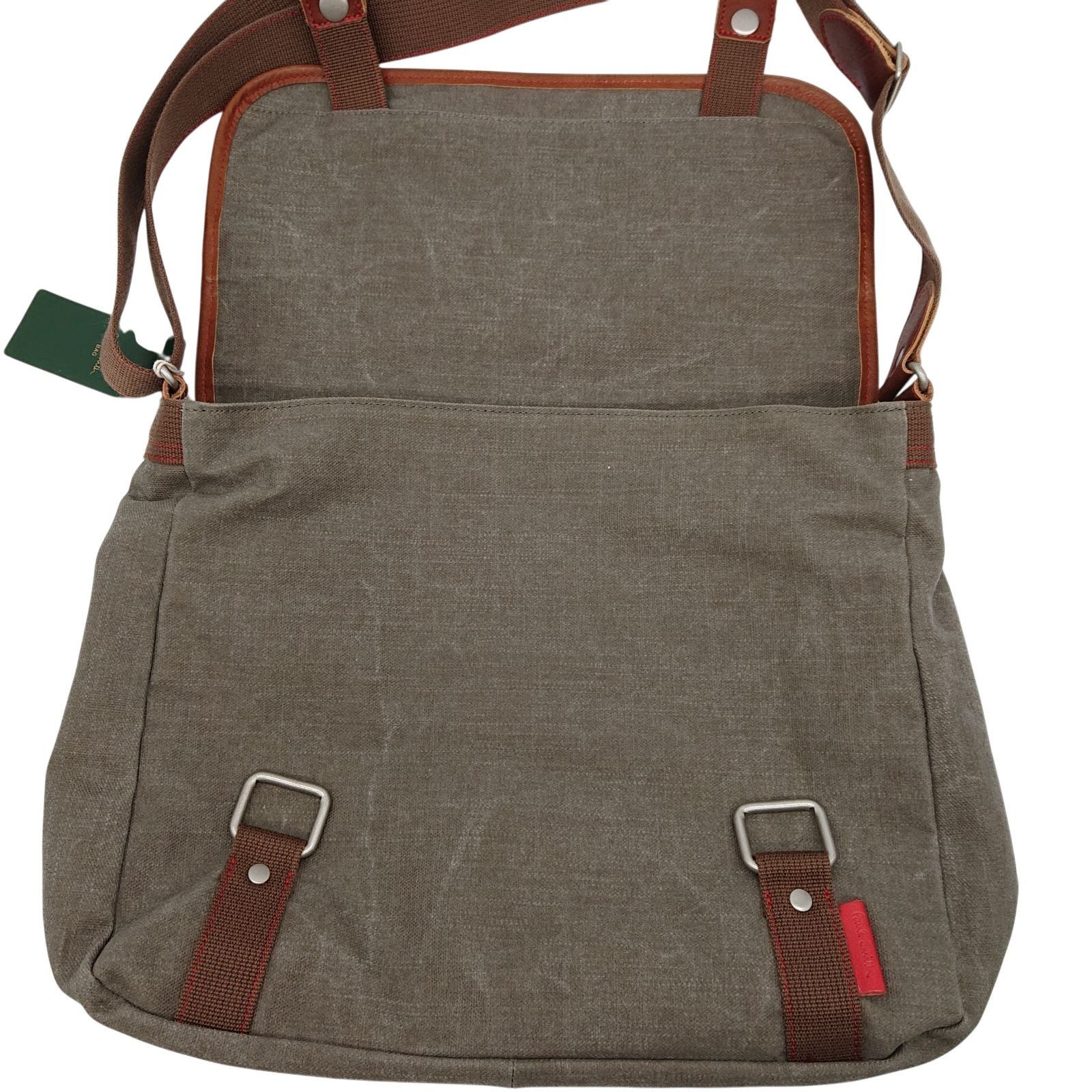 未使用】Paul Smith ポールスミス メッセンジャーバッグ キャンバス地