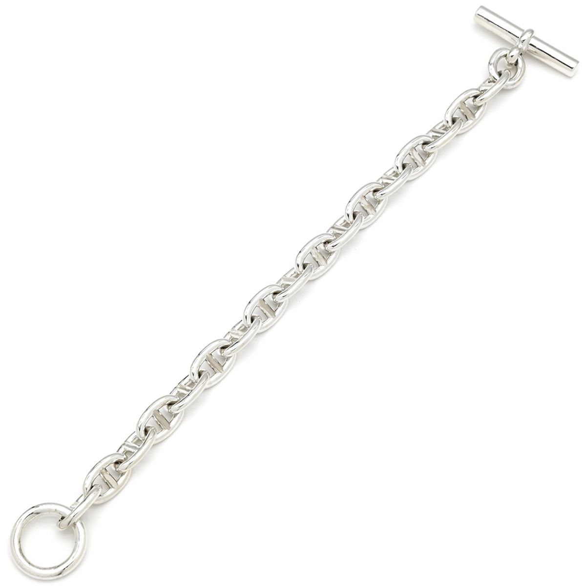 エルメス HERMES ブレスレット シェーヌダンクル MM シルバー925 シルバー 17コマ スターリングシルバー SV 925 Ag