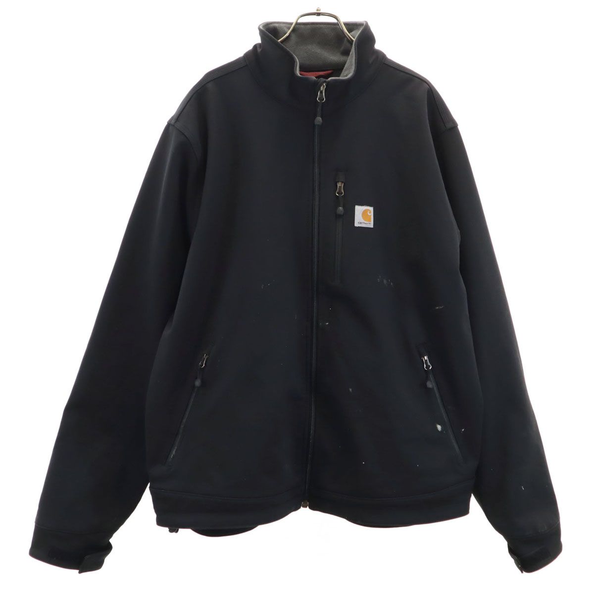 Carhartt カーハート クローリー ジャケット XL ブラック 裏フリース メンズ 古着