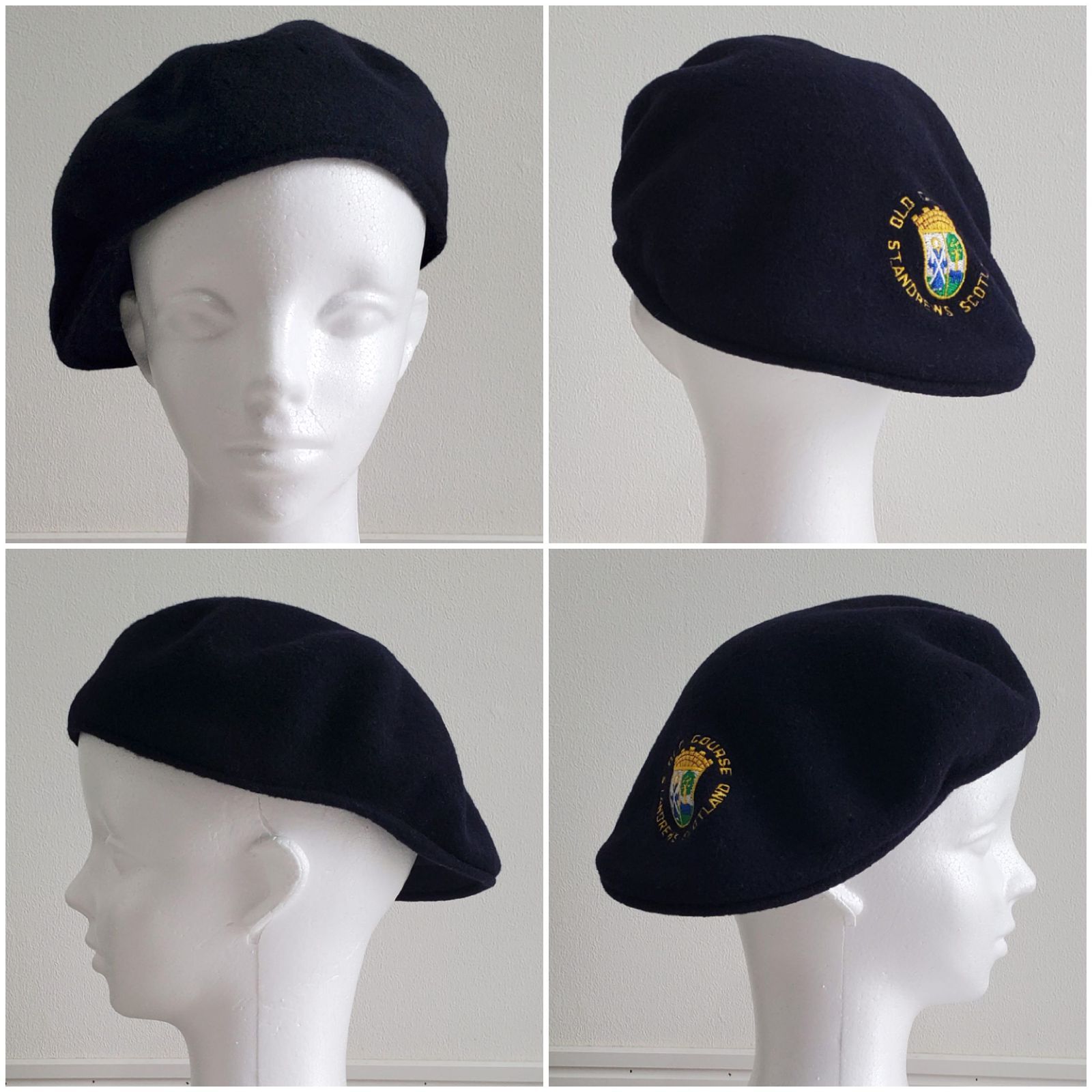 GOODENOUGH×KANGOL 紺ベレー帽 ネイビー　希少90s初期 GOODENOUGH×KANGOL 紺ベレー帽 ネイビー 希少90s初期 GOODENOUGH