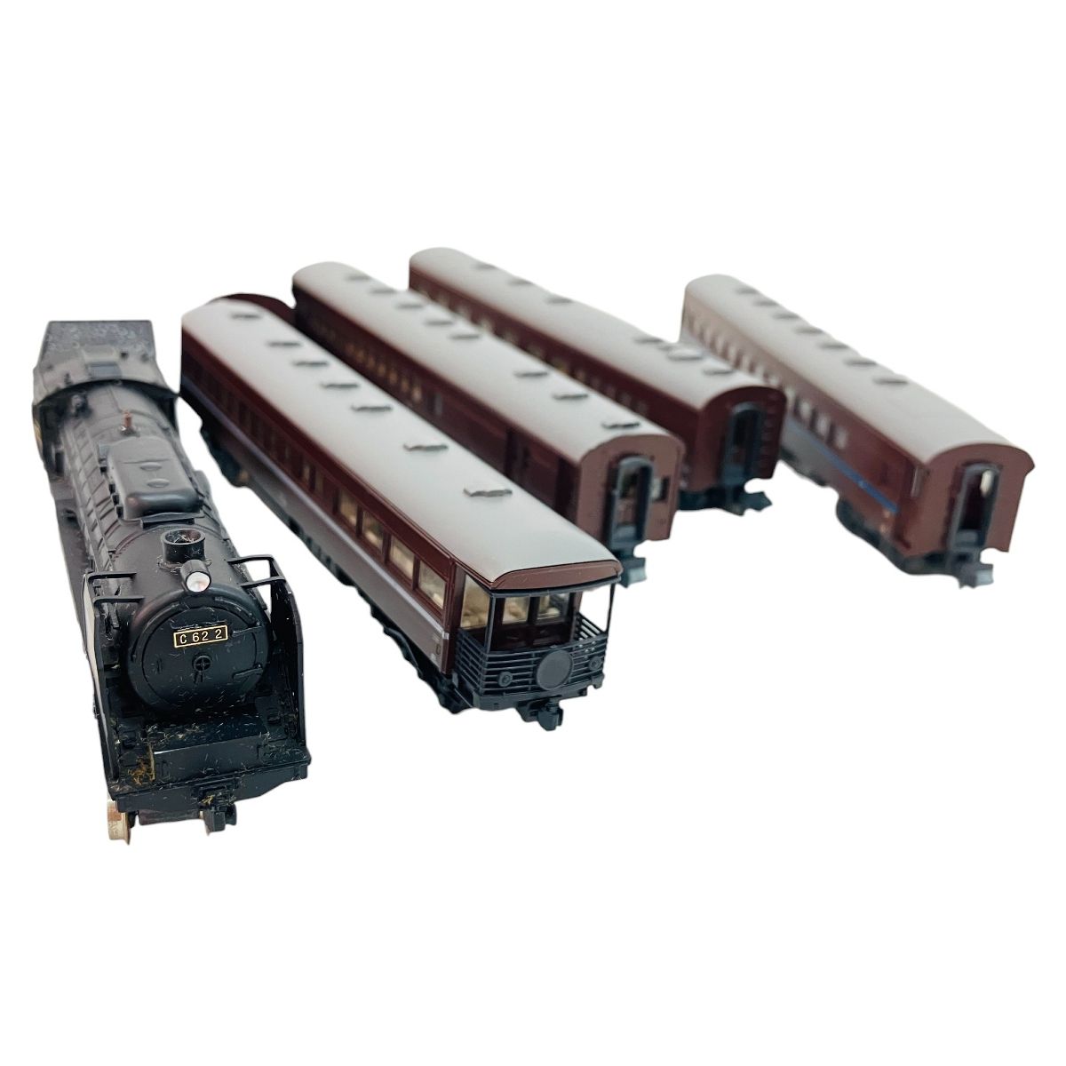 KATO C62-2 蒸気機関車 スハ44系 特急つばめ 客車5両 計6両 鉄道模型