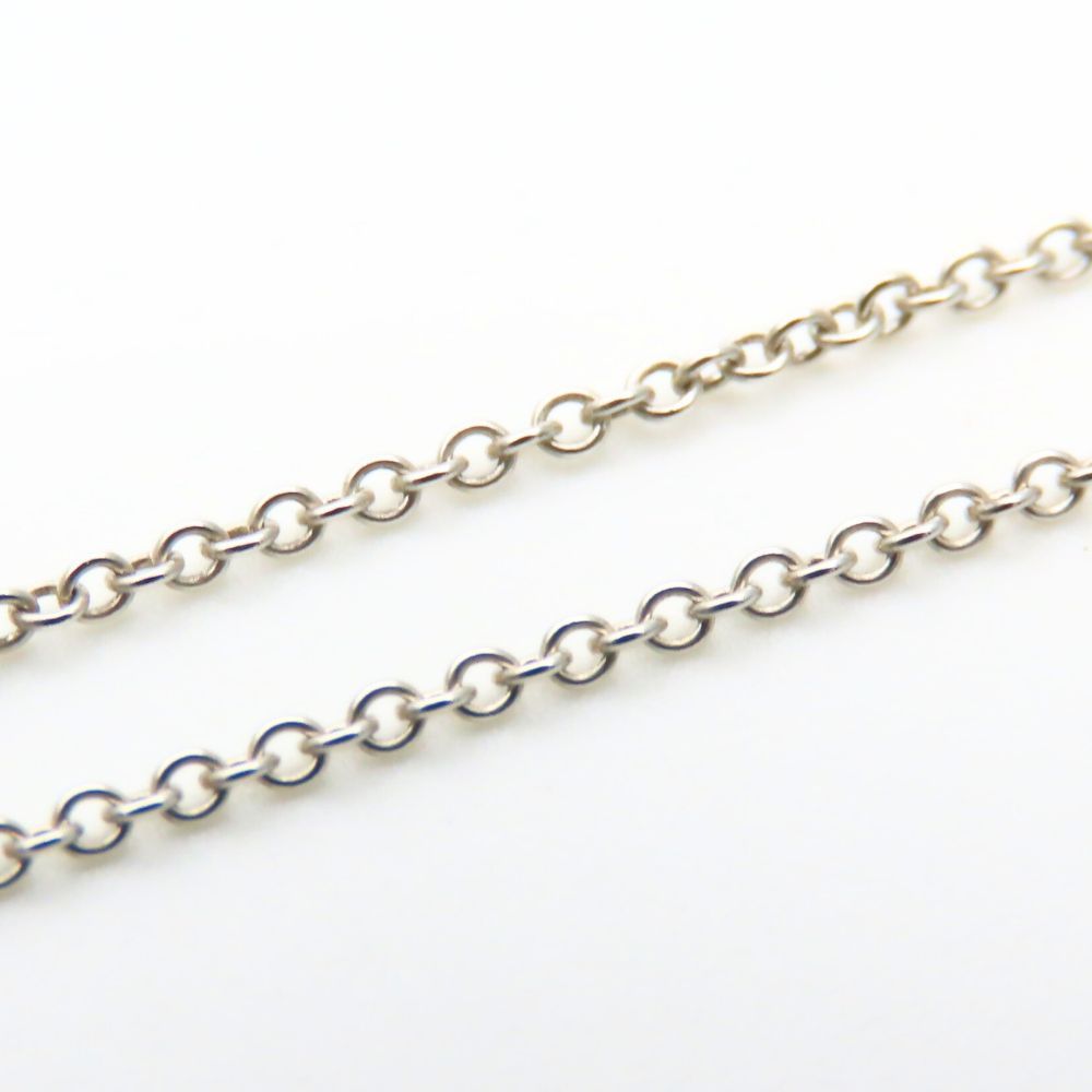 中古】 ティファニー ネックレス ダブルループ シルバー925 約2.9g