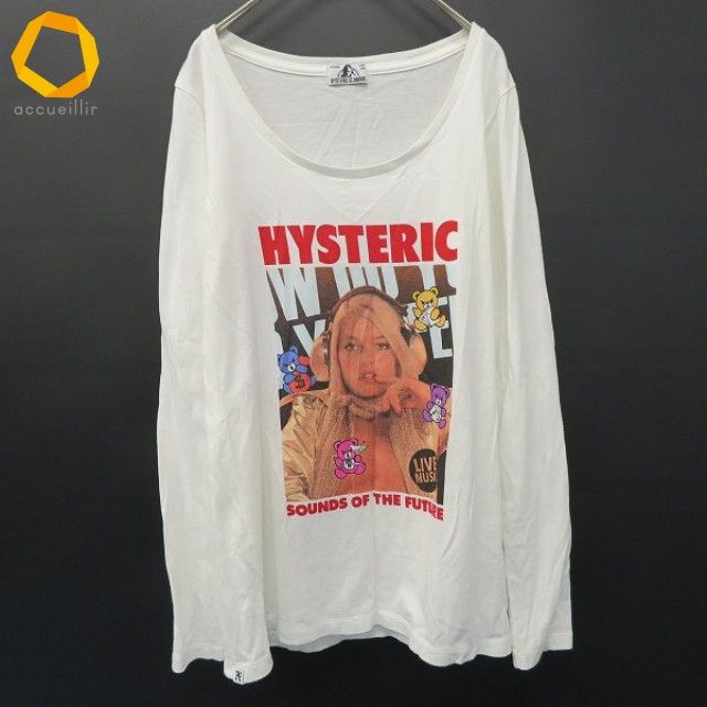 ヒステリックグラマー HYSTERIC GLAMOUR ロンTトップス カットソー ロゴ x979615