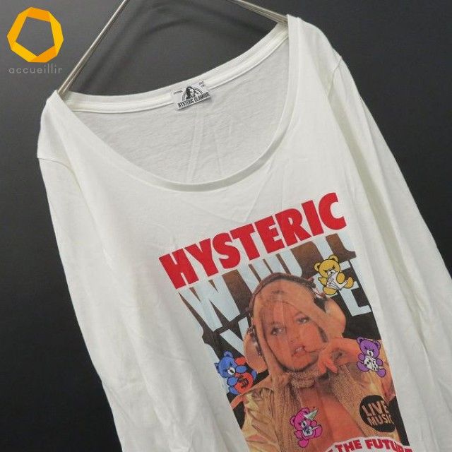 ヒステリックグラマー HYSTERIC GLAMOUR ロンTトップス カットソー ロゴ x979615