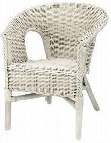 ちどり産業 籐 チェア ホワイト CT-104 WH 1821353