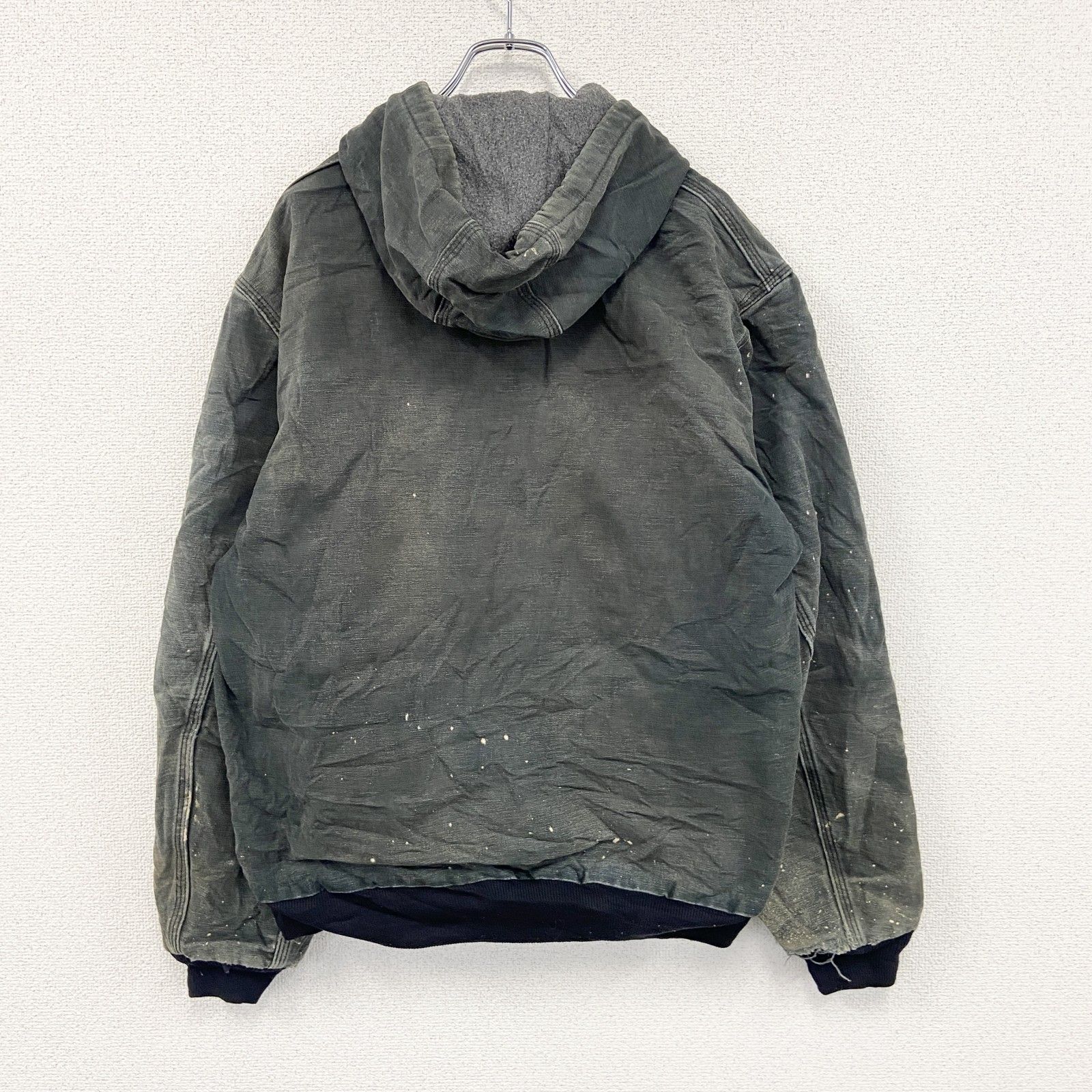 古着 00s Carhartt カーハート アクティブジャケット ダックパーカー ヴィンテージ 黒 ブラック Mサイズ