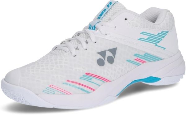 5営業日で発送 YONEX ヨネックス パワークッションカスケードアクセルミッド SHBCA1MD 色 ホワイト スカイブルー サイズ 28.5