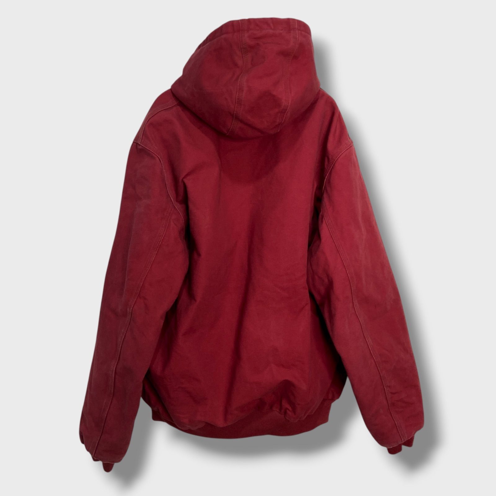 00's■carhartt【XL】アクティブジャケット フェード レッド ダック 00's□carhartt【XL】アクティブジャケット フェード レッド ダック