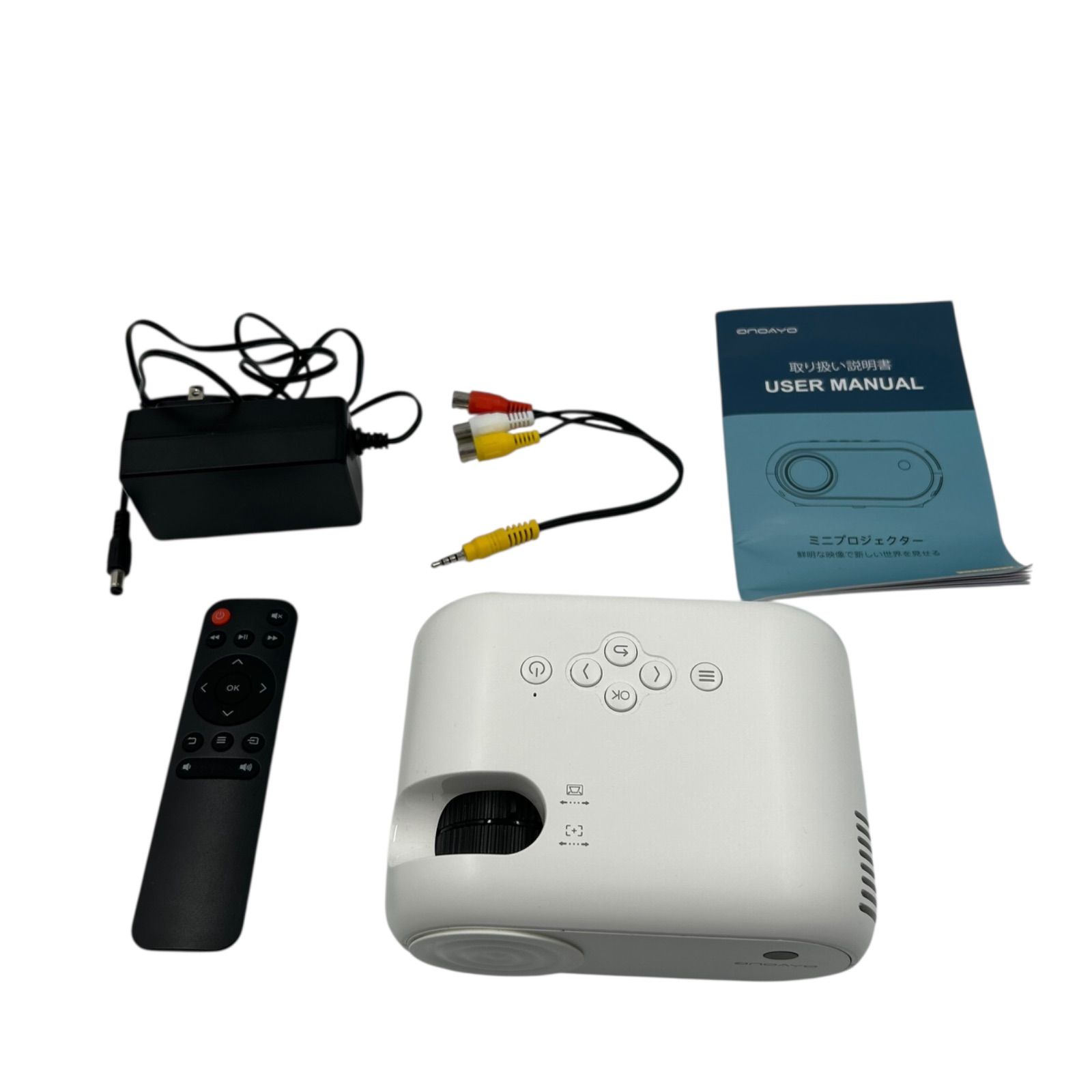 ONOAYO E16 小型プロジェクター ホームシアター HDMI対応 Wi-Fi接続 