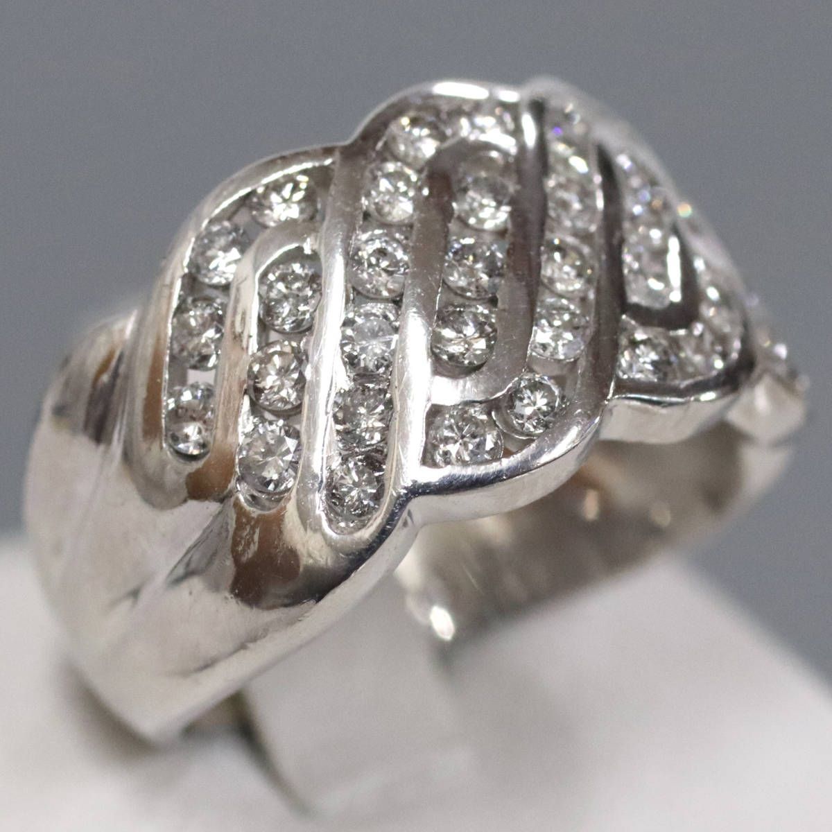  Pt 900ダイヤモンドリング D 1.00 10.8 g 12.5 リング 指輪 アクセサリー