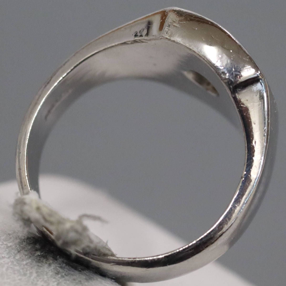  Pt 900ダイヤモンドリング D 0.36 16.7 g 13.5 印台 リング 指輪 アクセサリー