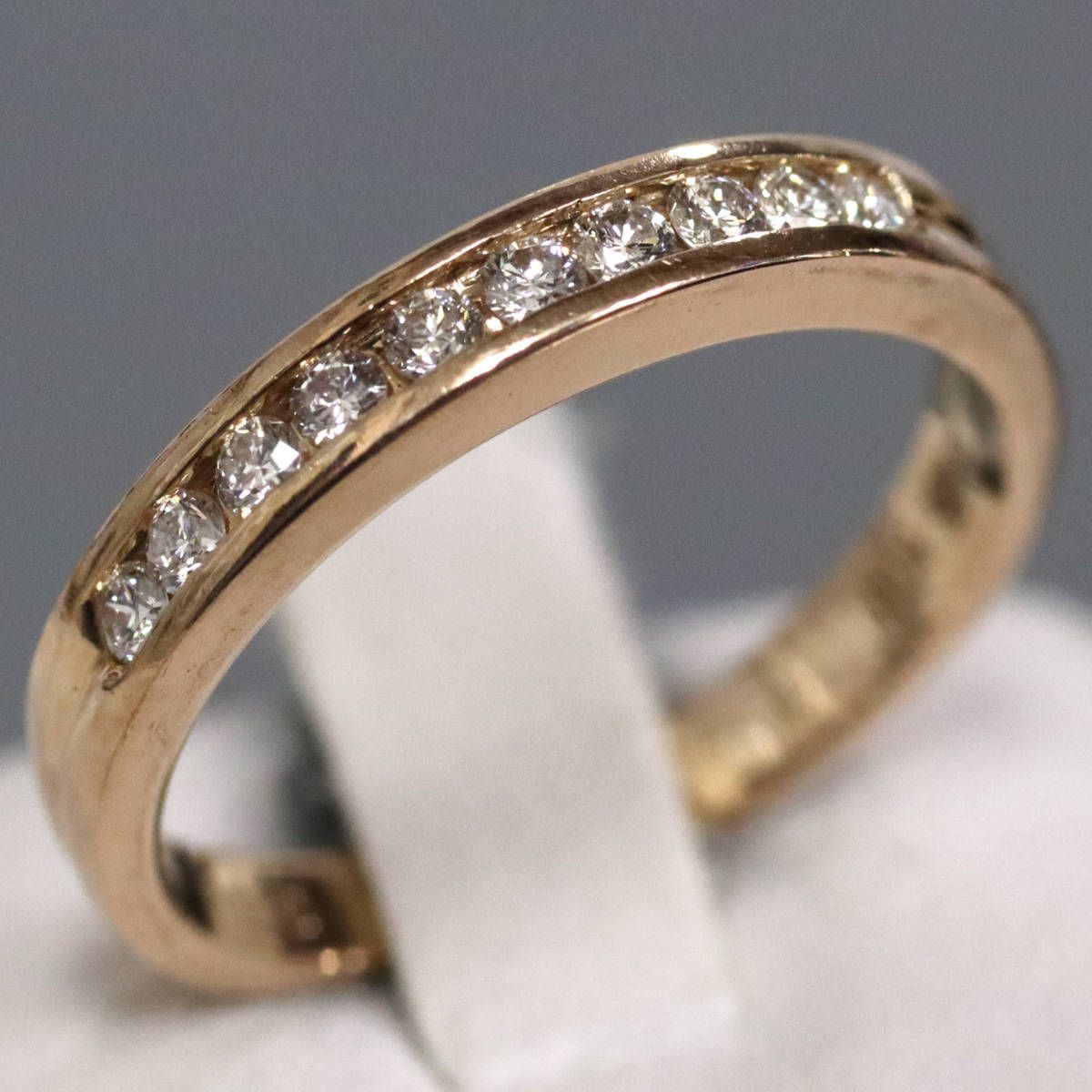 K18PGダイヤモンドリング D0.21 3.0g 12