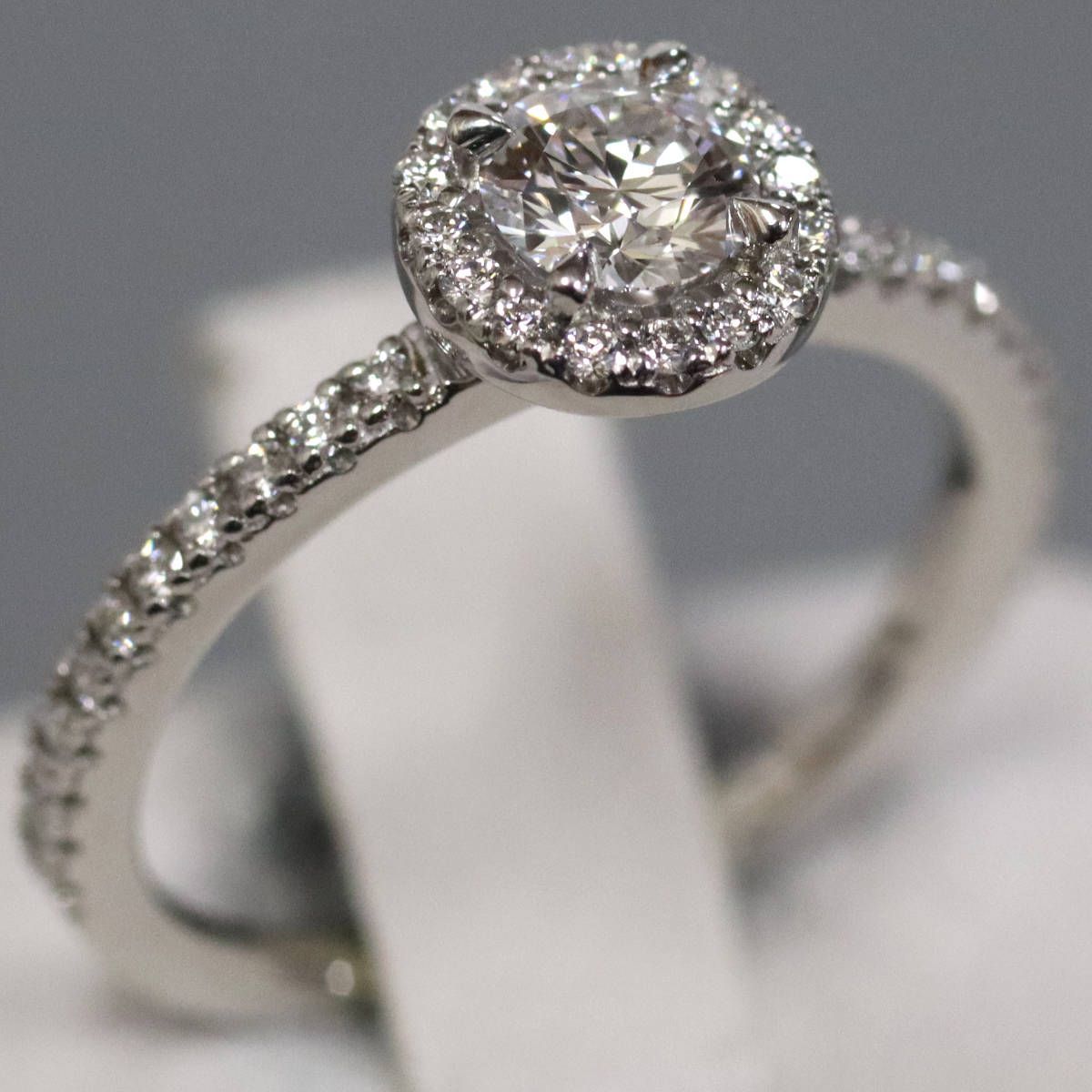 イノーヴェ Pt950ダイヤモンドリング D0.274 2.8g 約 5.5