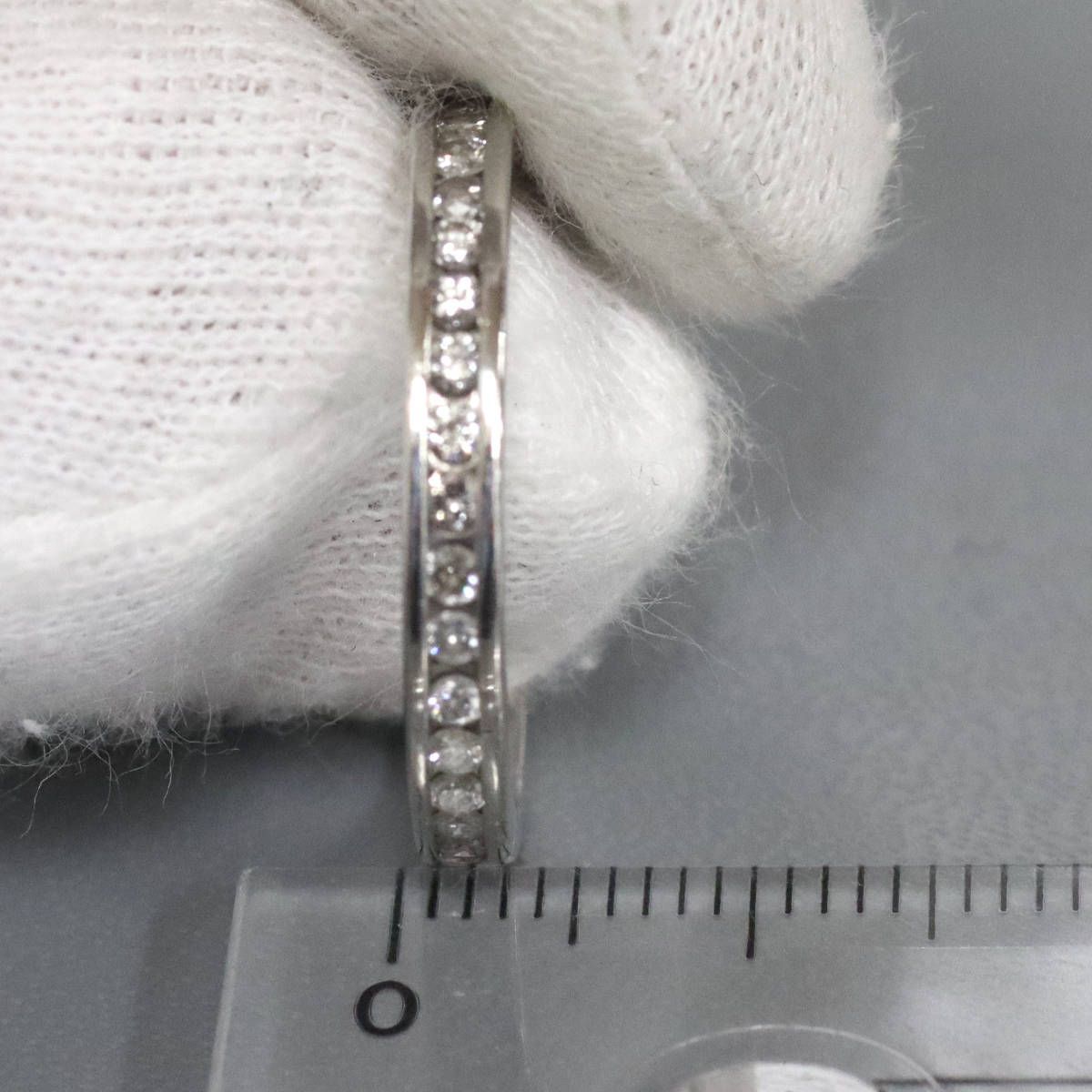  Pt 900ダイヤモンドリング D 0.50 4.5 g 16.5 リング 指輪 アクセサリー