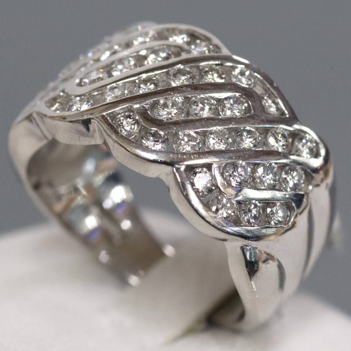 Pt 900ダイヤモンドリング D 1.00 10.8 g 12.5