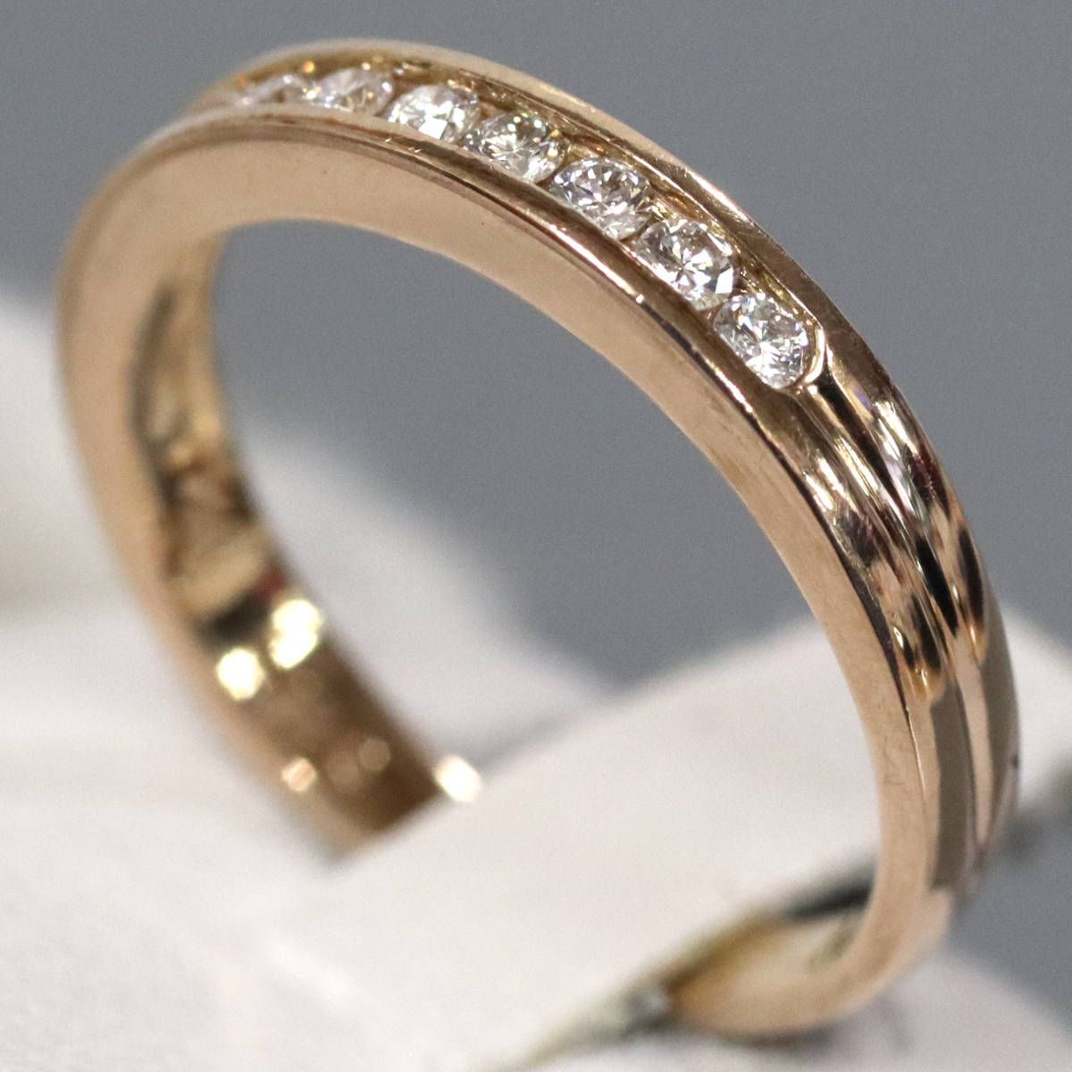  K 18 PGダイヤモンドリング D 0.21 3.0 g 12 リング 指輪 アクセサリー