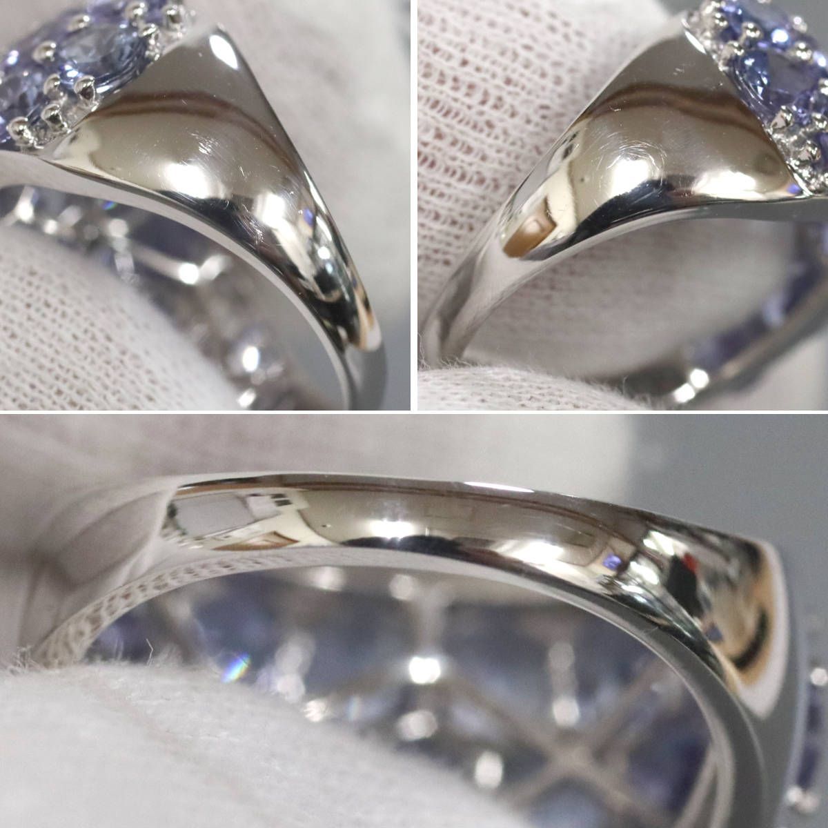 K 18 WGタンザナイトリング TZ 6 30 9 3 g 16 軽アウター リング 指輪 