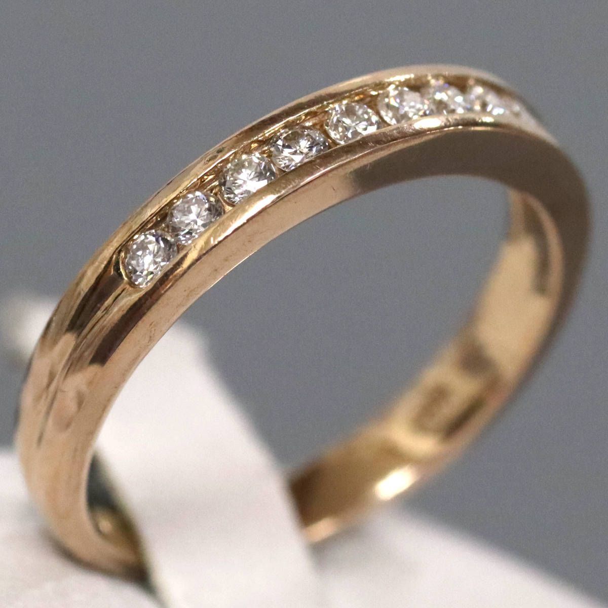 K 18 PGダイヤモンドリング D 0.21 3.0 g 12