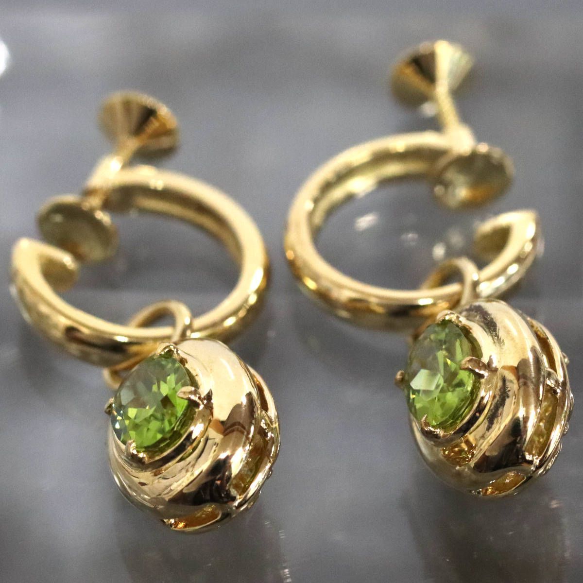 ミキモト K 18ペリドットイヤリング Pe 0. 10.2 g