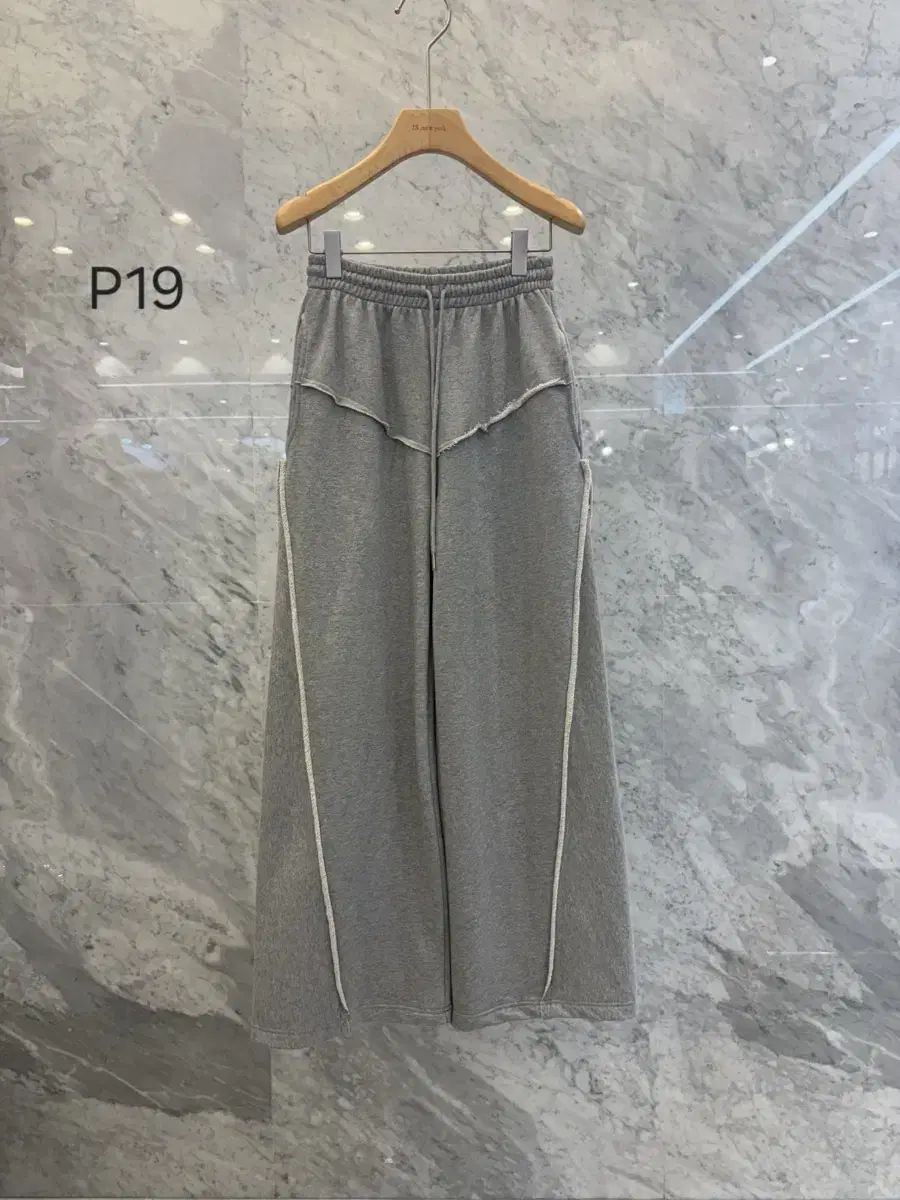 js NEW YORK スター スタイル セット 2025 f w スリット 裏毛 ワイド トレーニングパンツ