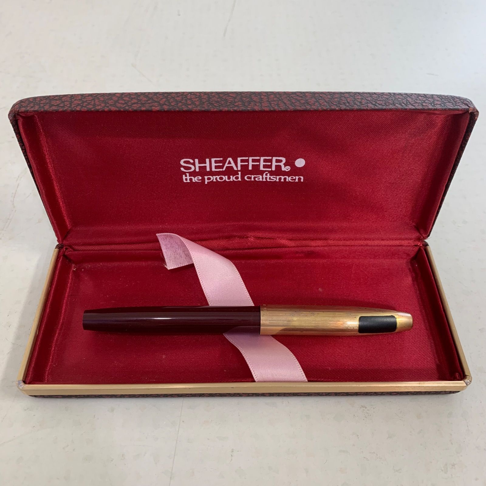 SHEAFFER シェーファー 14K刻印 ヴィンテージ万年筆　ジャンク品扱 14K 「シェーファー (SHEAFFER)」 万年筆 - メルカリ
