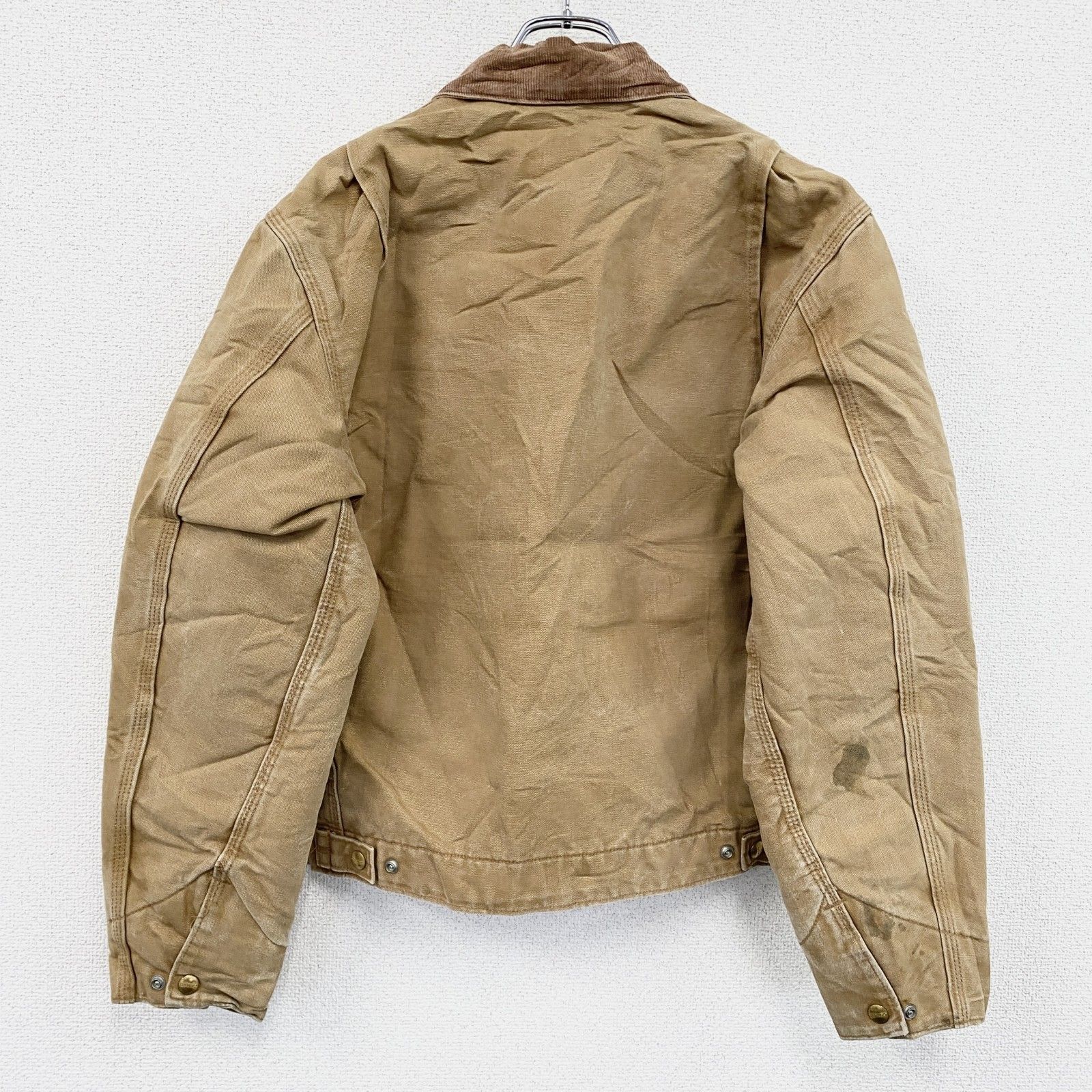 古着 00s Carhartt カーハート デトロイトジャケット ダックジャケット ブランケットライナー 茶色 ブラウン