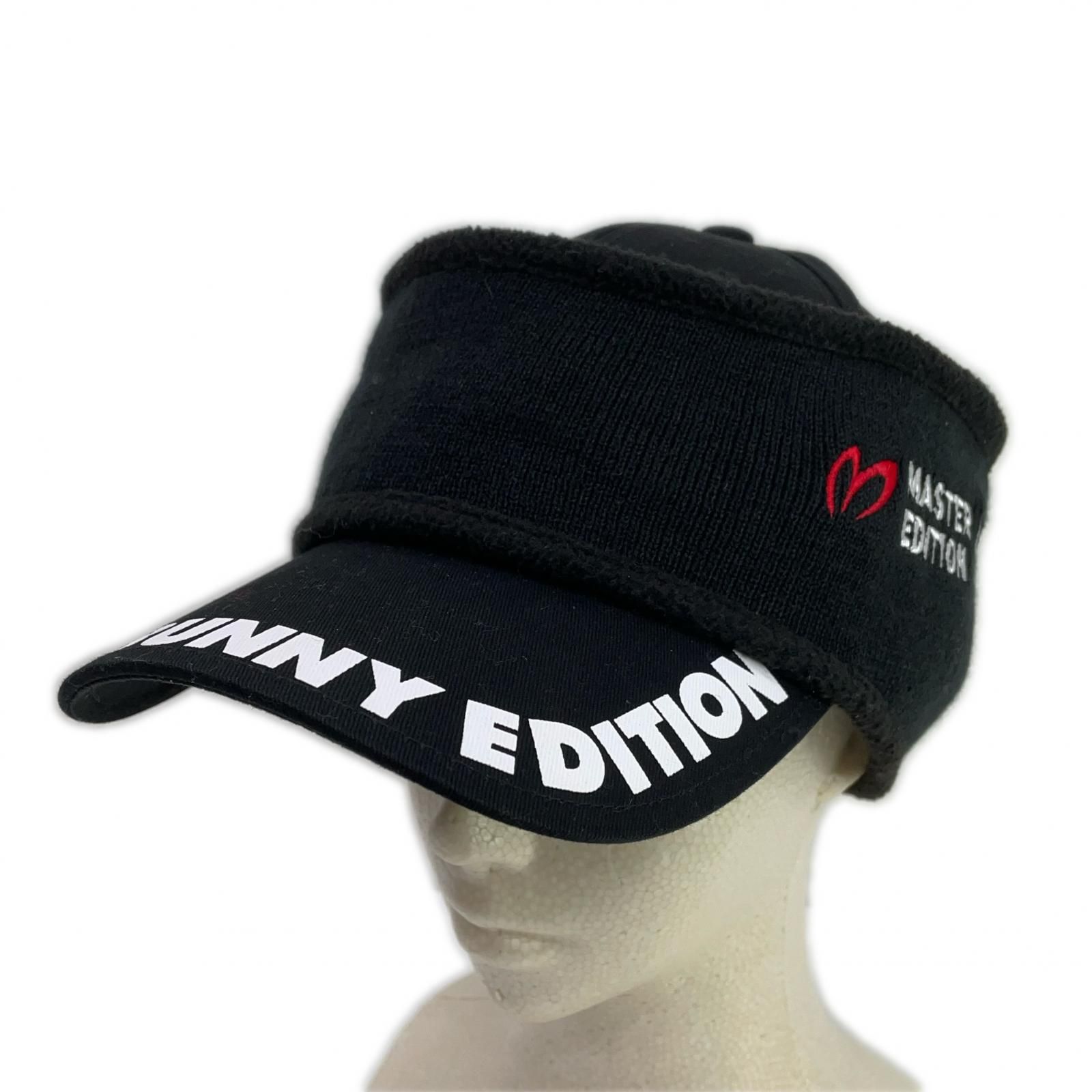 マスターバニーエディション MASTER BUNNY EDITION キャップ フリー 黒 ブラック 3WAY イヤーウォーマー 防寒対策