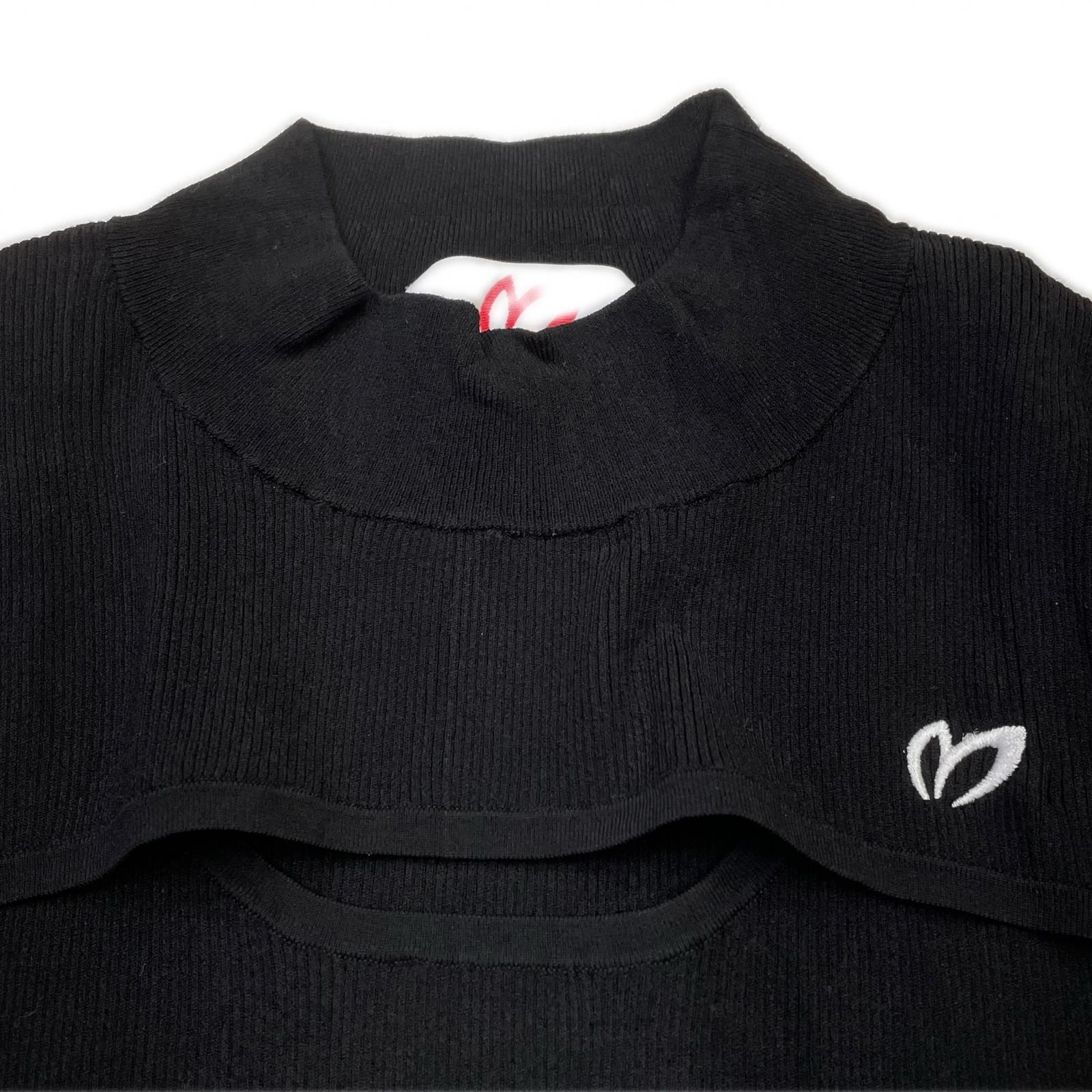  レディース マスターバニーエディション MASTER BUNNY EDITION ニット 2 L 黒 ブラック シルク混 ストレッチ モデル セーター トレーナー レディースウェア