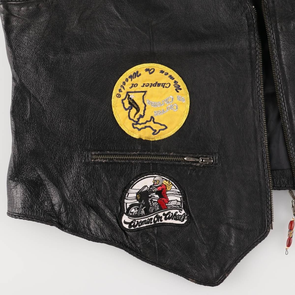  古着 ハーレーダビッドソン Harley-Davidson レザーベスト レディースXXL相当 eaa 588462 その他 トップス