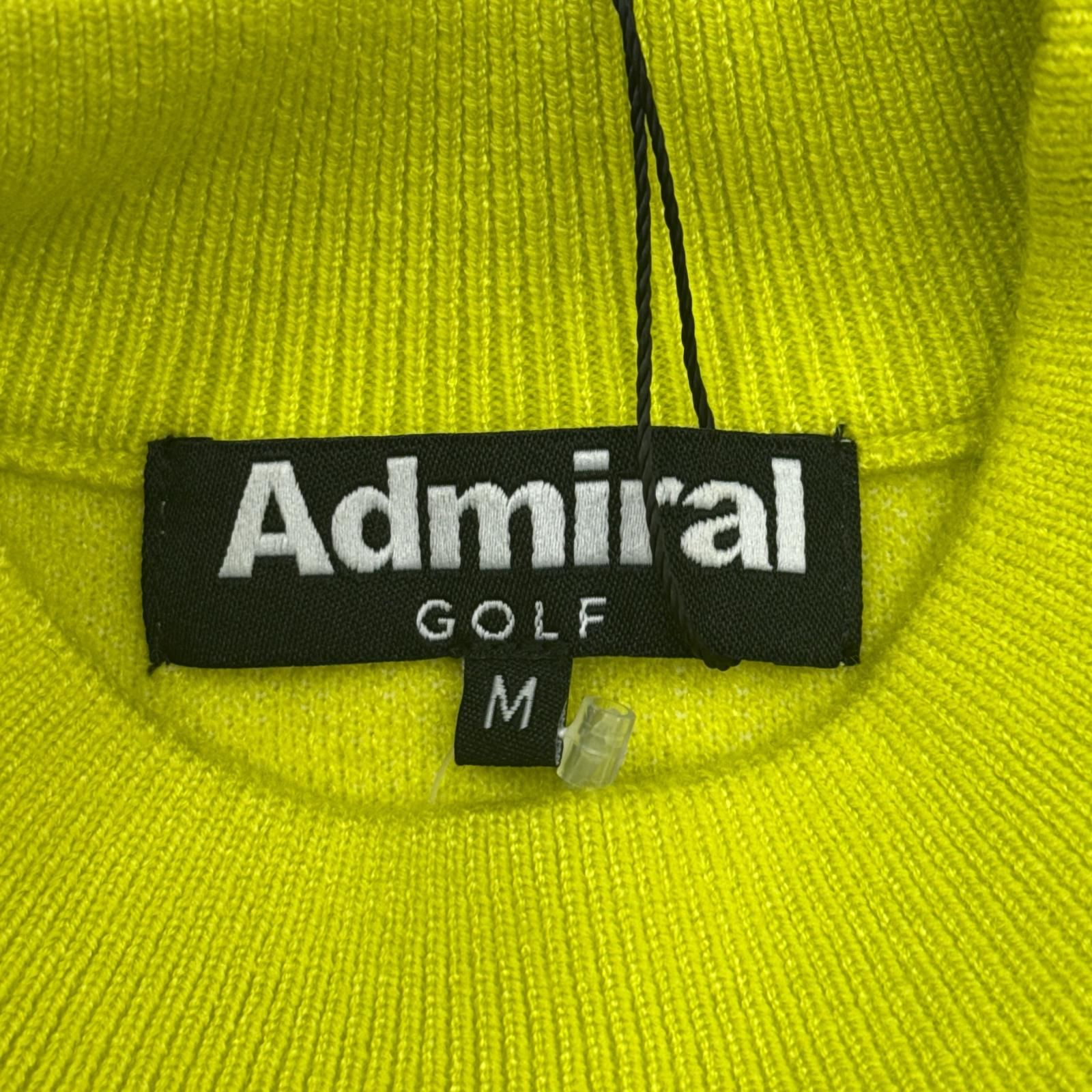  レディース アドミラルゴルフ Admiral Golf セーター M ライムグリーン 長袖 モックネック セーター トレーナー レディースウェア