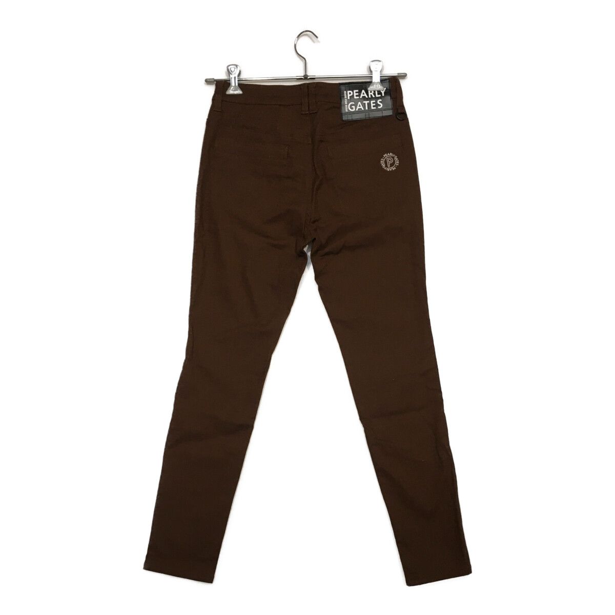 レディース パーリーゲイツ PEARLY GATES パンツ 1 M ブラウン 茶 チェック柄