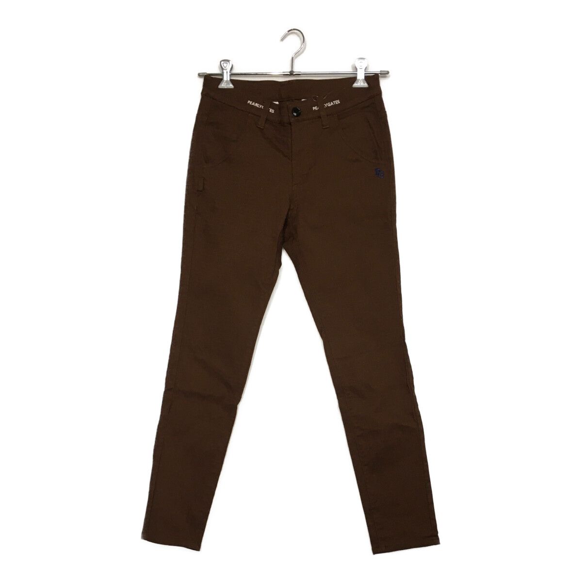 レディース パーリーゲイツ PEARLY GATES パンツ 1 M ブラウン 茶 チェック柄