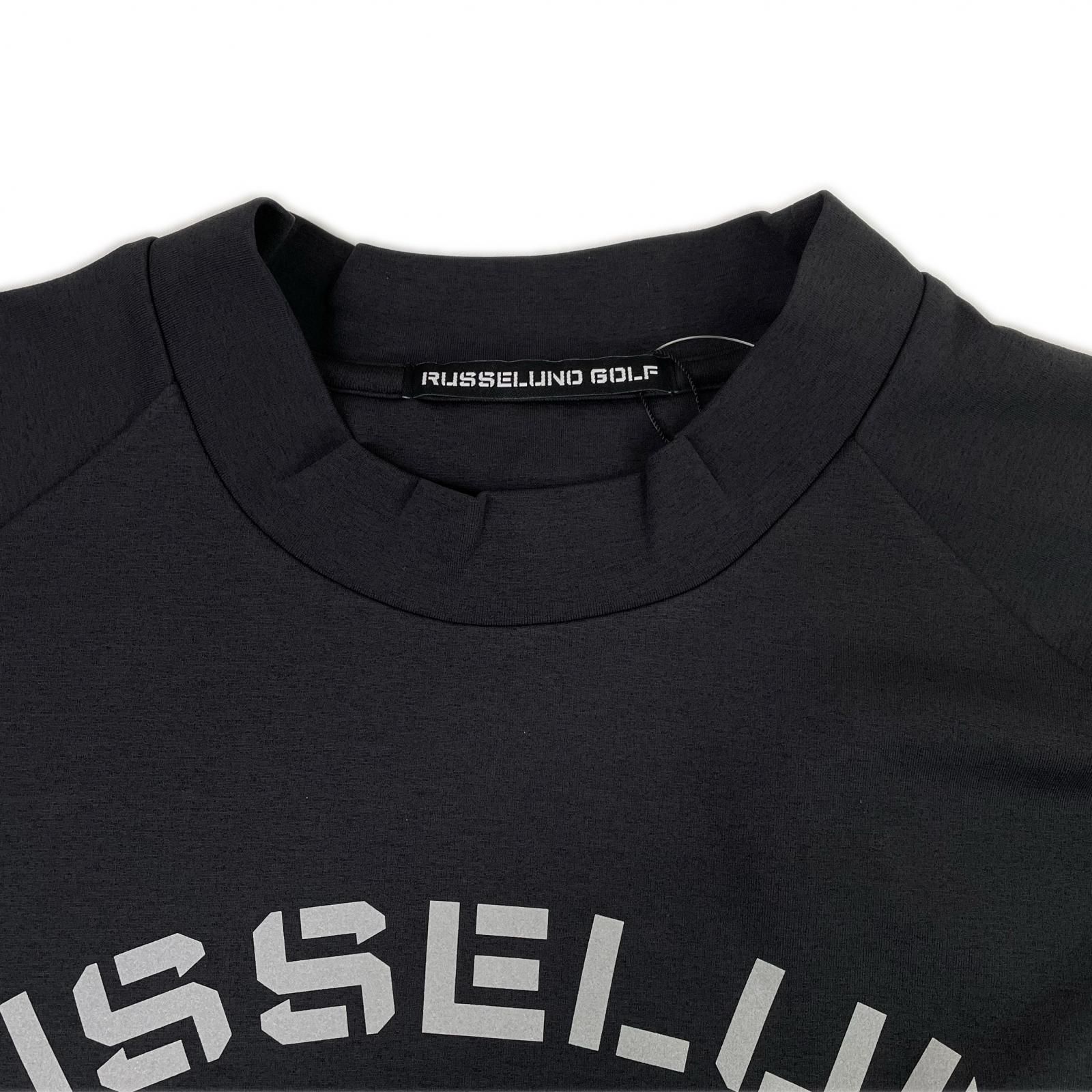 未使用品 メンズ ラッセルノ RUSSELUNO 半袖シャツ 6(LL) 黒