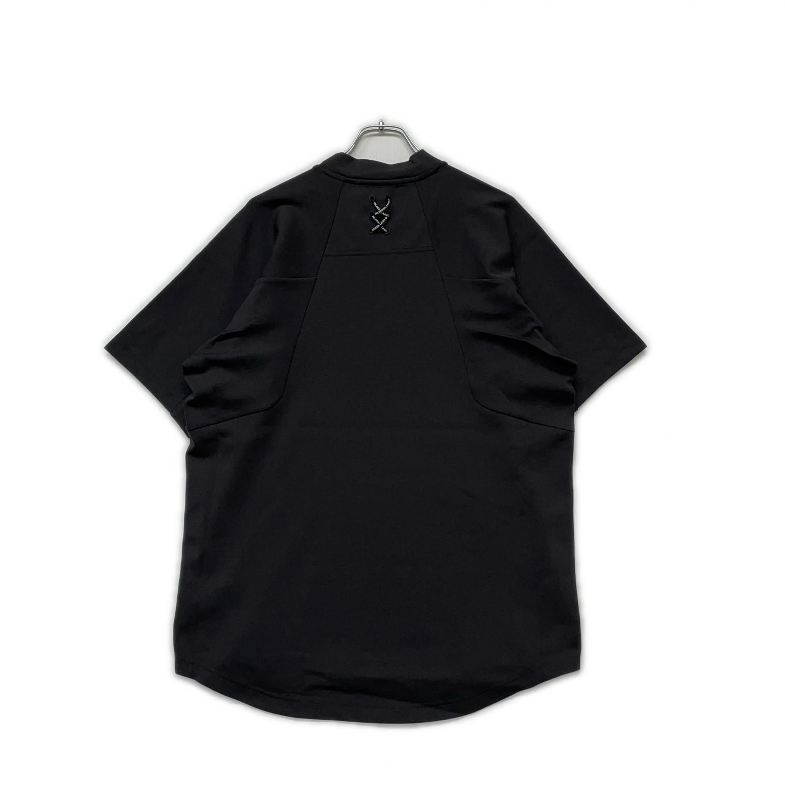 未使用品 メンズ ラッセルノ RUSSELUNO 半袖シャツ 6(LL) 黒